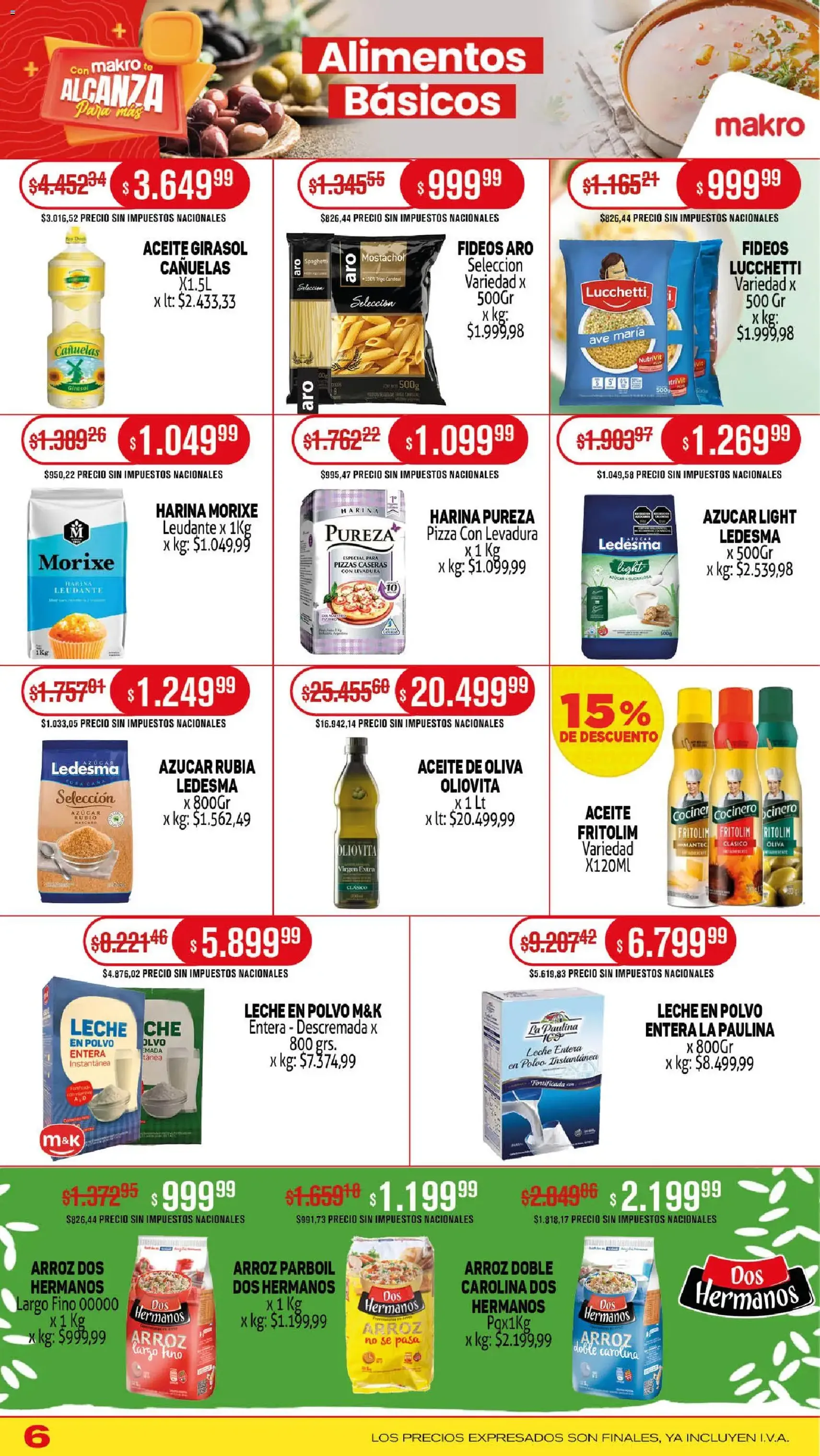 Makro ofertas - folleto válido desde 30/10/2025 página 6 de 20 Makro ofertas - folleto válido desde 30/10/2025 página 6 de 20