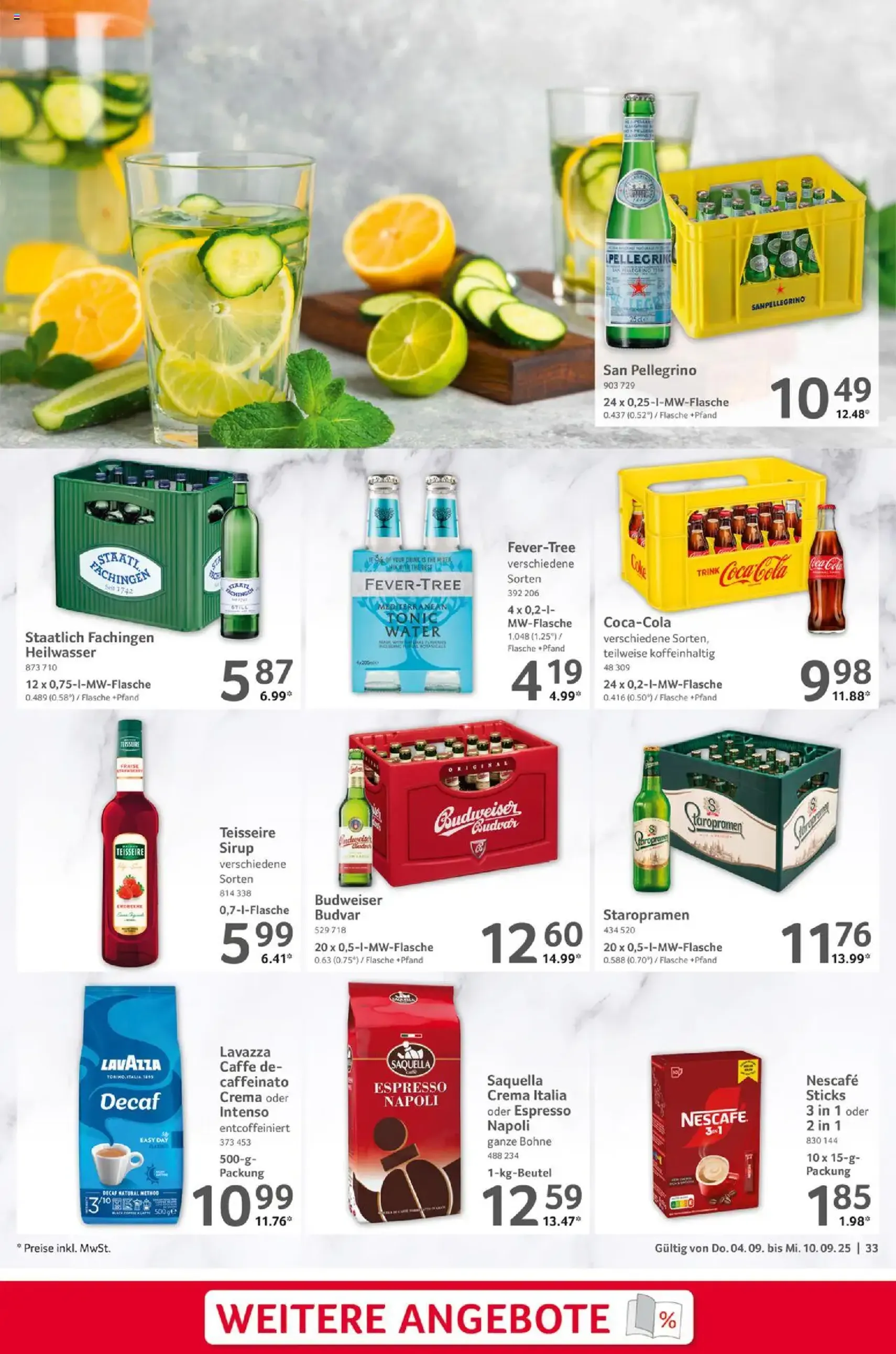 Selgros Prospekt - Gültiger Prospekt ab 04.09.2025, Seite 33 von insgesamt 36 Selgros Prospekt - Gültiger Prospekt ab 04.09.2025, Seite 33 von insgesamt 36
