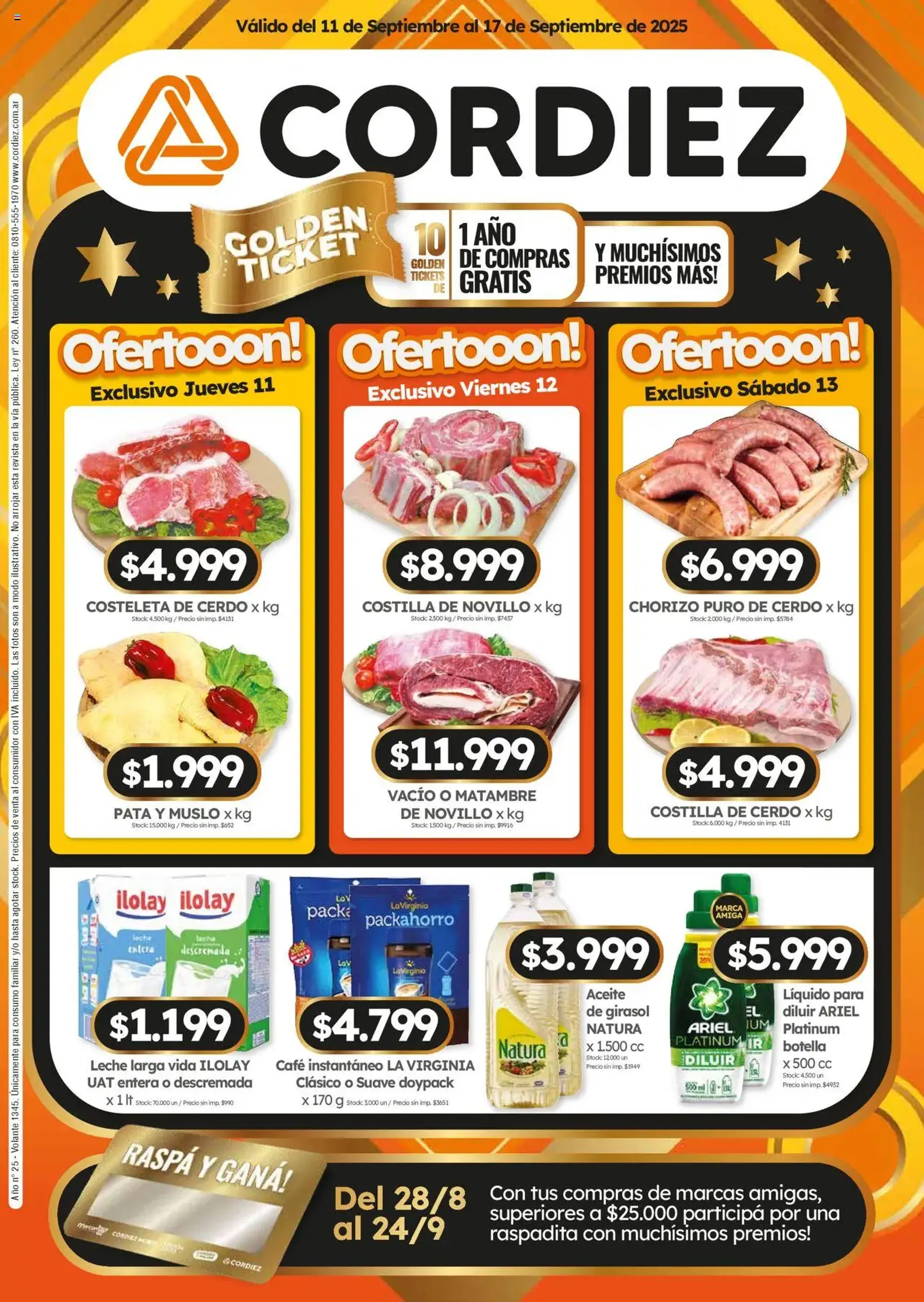 Cordiez - Ofertas - folleto válido desde 11/09/2025 página 1 de 8