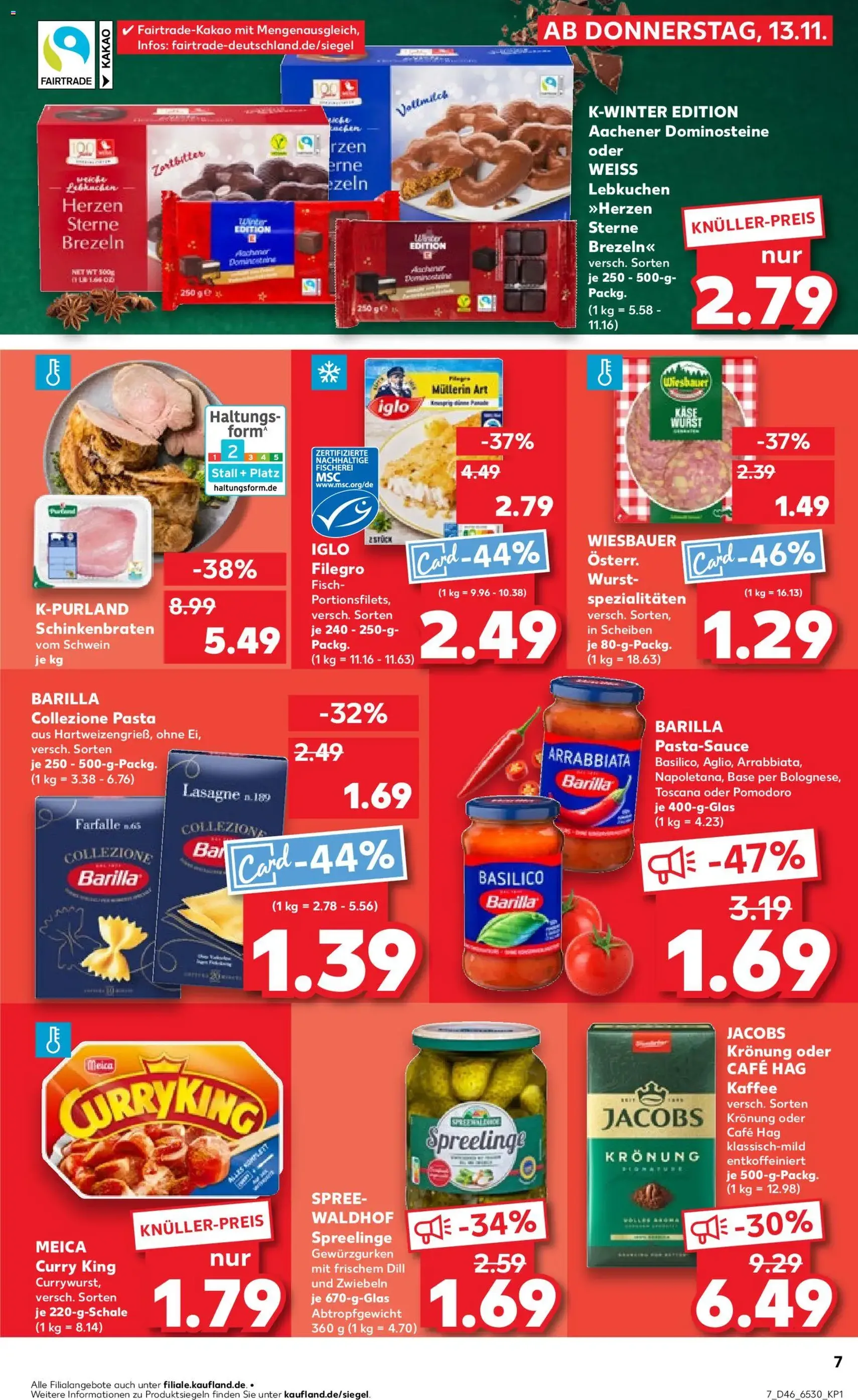 Kaufland Prospekt - Gültiger Prospekt ab 13.11.2025, Seite 7 von insgesamt 62