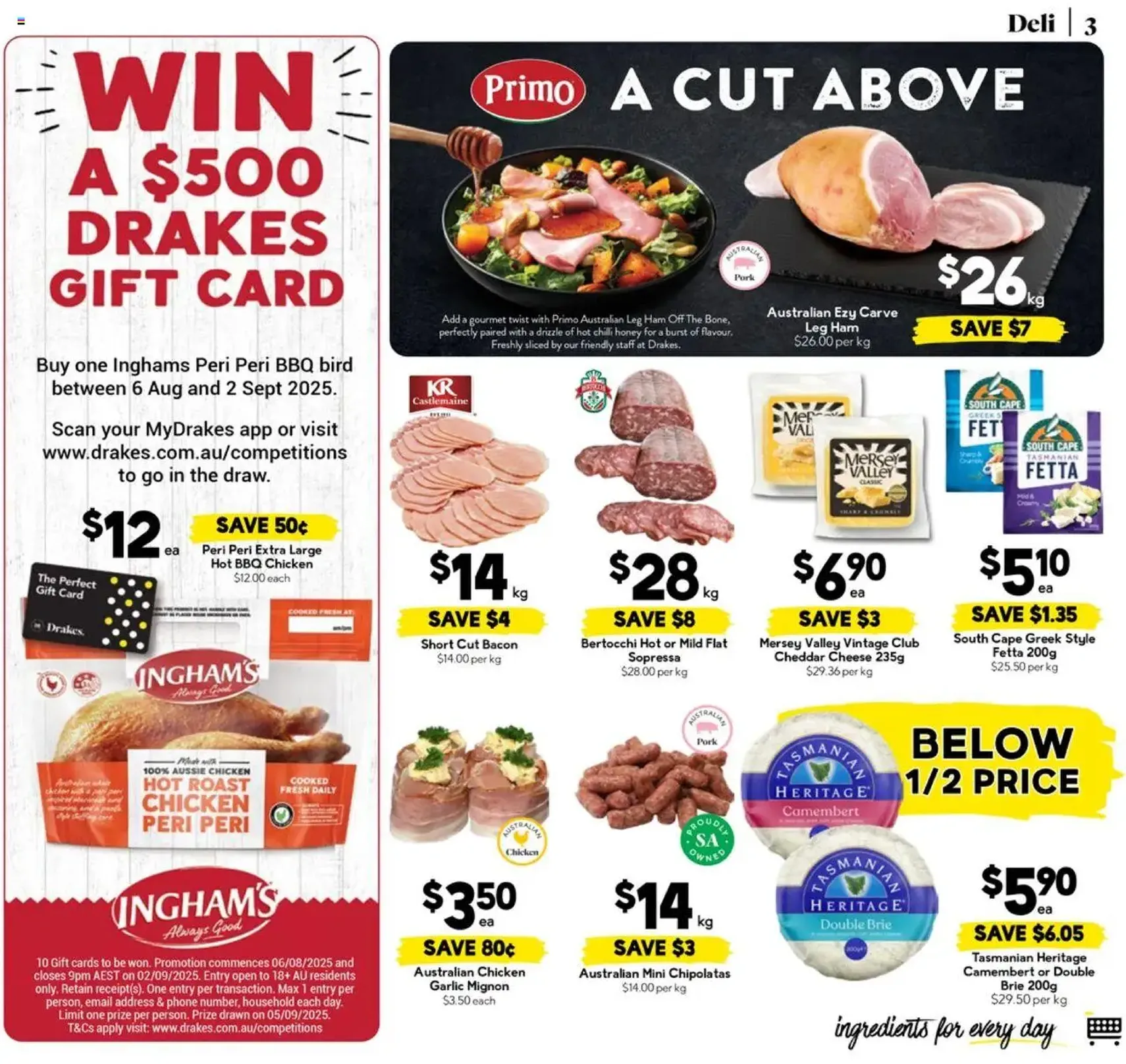Drakes Catalogue SA - valid flyer from 20/08/2025, page 3 of 16 Drakes Catalogue SA - valid flyer from 20/08/2025, page 3 of 16