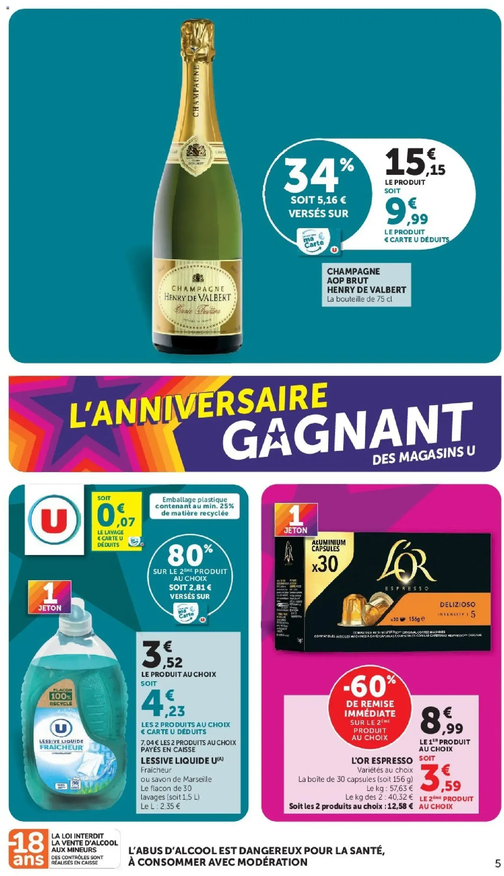 Super U catalogue - brochure valable à partir du 22/09/2026, page 5 sur 40