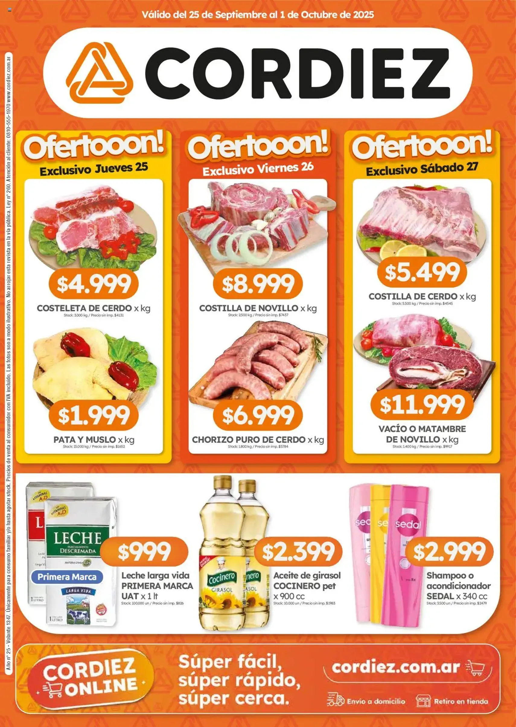 Cordiez ofertas - folleto válido desde 25/09/2025 página 1 de 8 Cordiez ofertas - folleto válido desde 25/09/2025 página 1 de 8