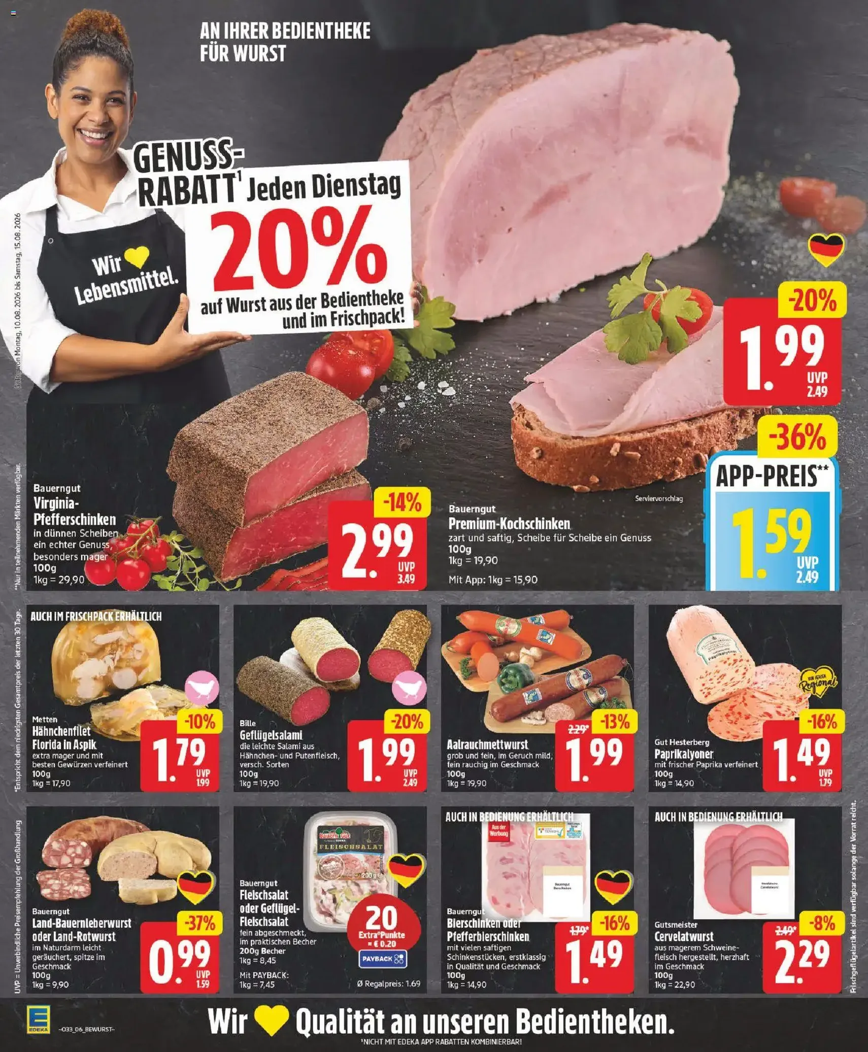 Edeka Prospekt - Gültiger Prospekt ab 10.08.2026, Seite 6 von insgesamt 27