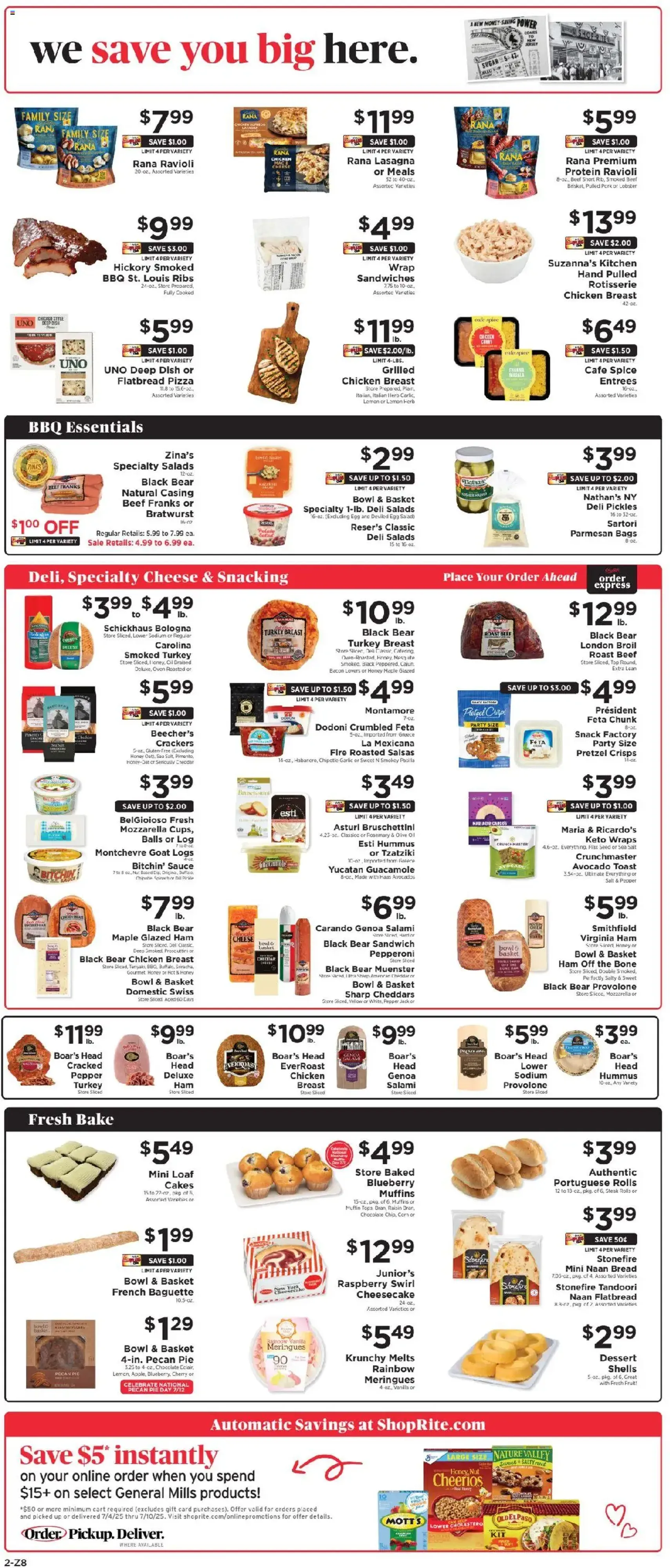 ShopRite Weekly Ad - valid flyer from 07/03/2025, page 4 of 11 ShopRite Weekly Ad - valid flyer from 07/03/2025, page 4 of 11