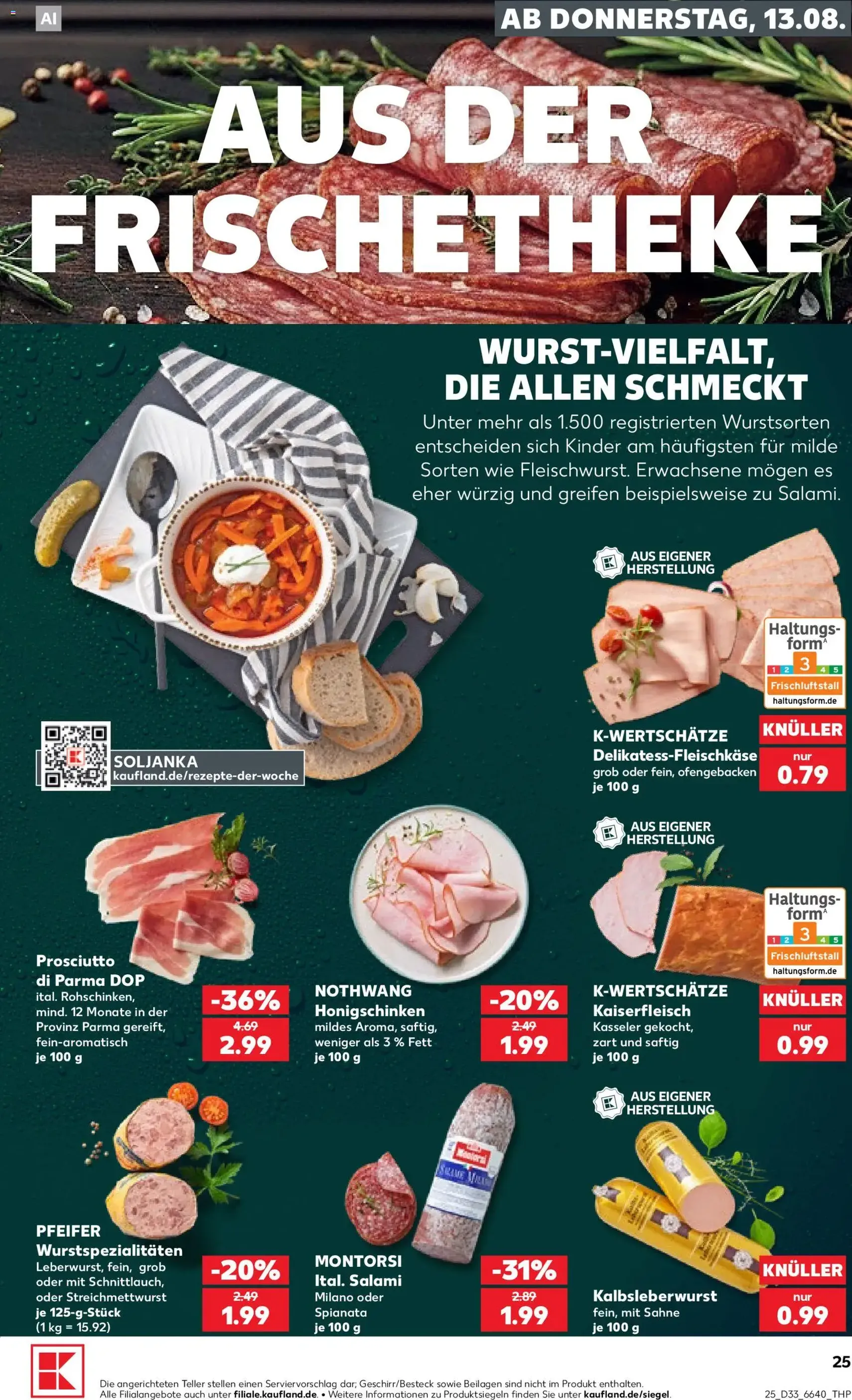 Kaufland Prospekt - Gültiger Prospekt ab 13.08.2026, Seite 25 von insgesamt 54