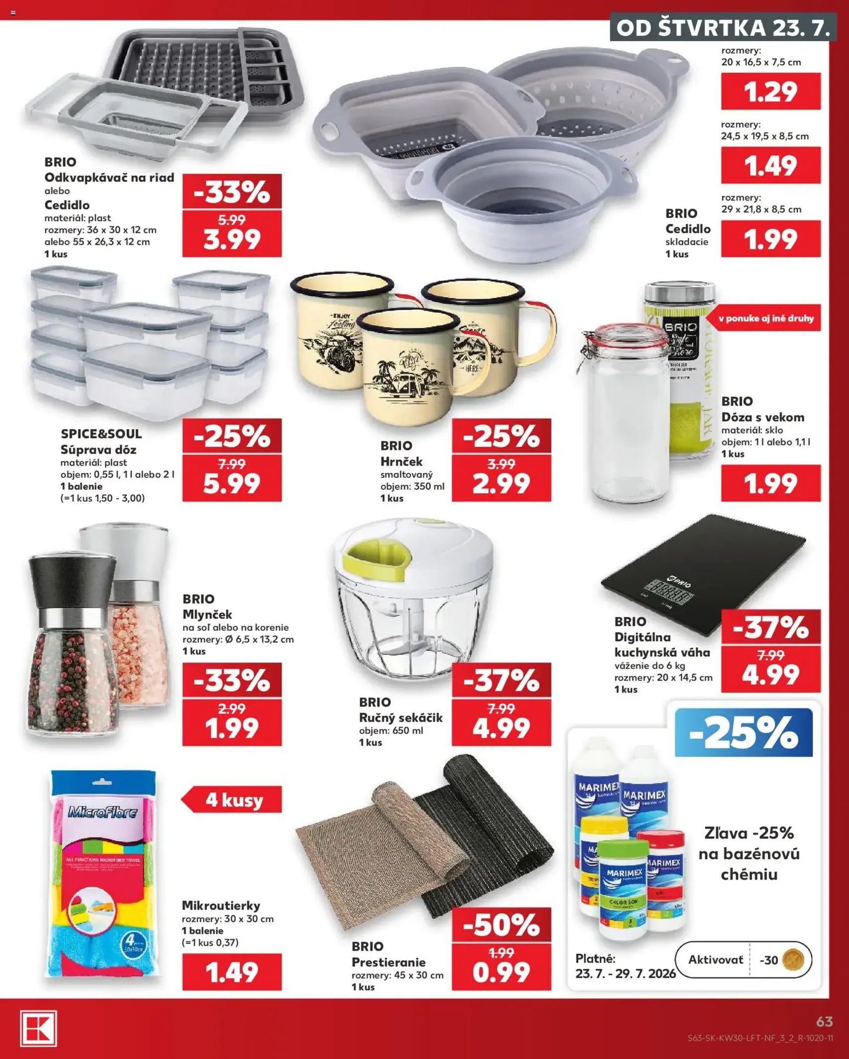 Kaufland leták - platný leták od 23.07.2026 strana 63 z 74