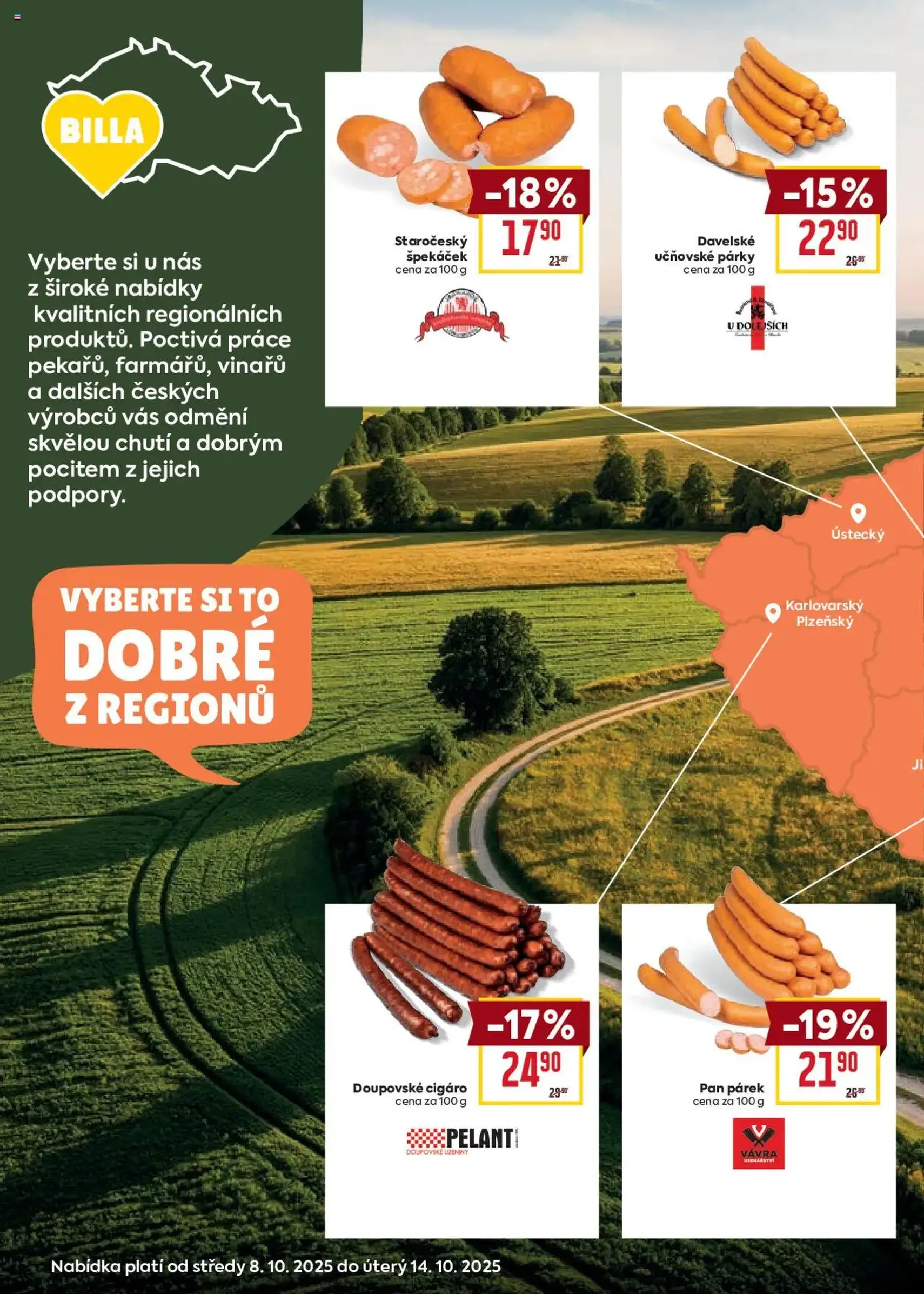 Billa Velký leták - platný leták od 08.10.2025 strana 6 z 40
