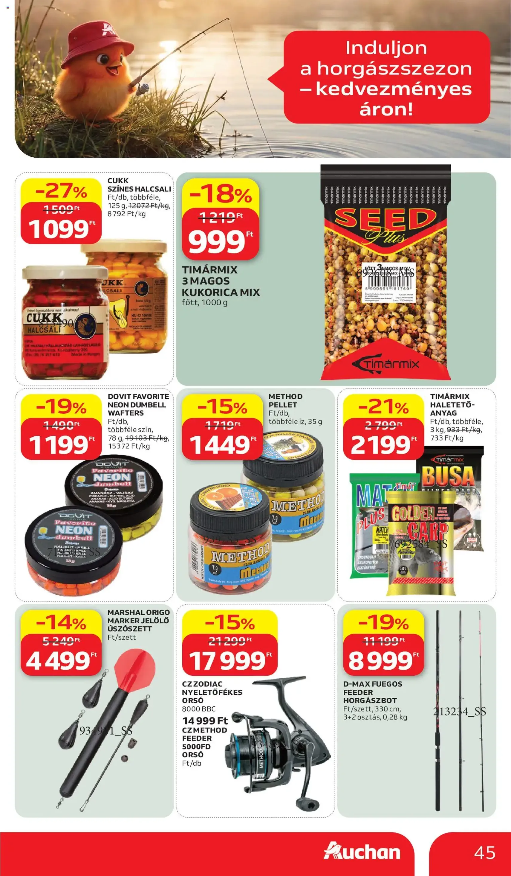 Auchan akciós újság - 2026.06.11. érvényes szórólap 45 oldal 46 oldalból