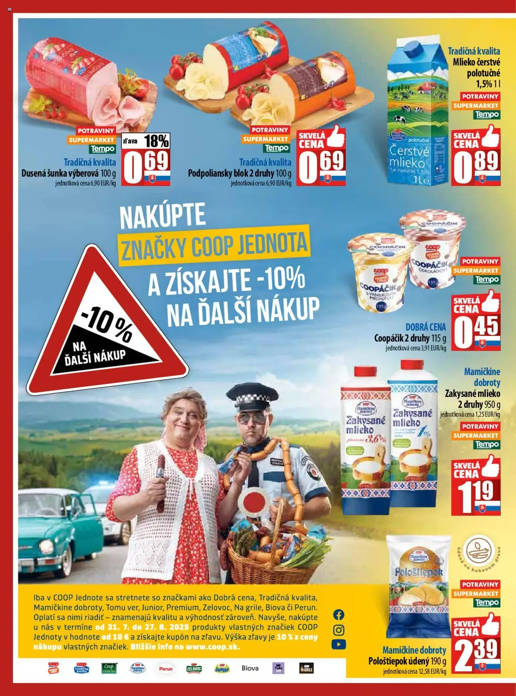 COOP Jednota leták - platný leták od 21.08.2025 strana 2 z 28