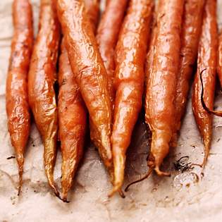 Recipe preview Roasted Dutch Carrots with Herb Butter