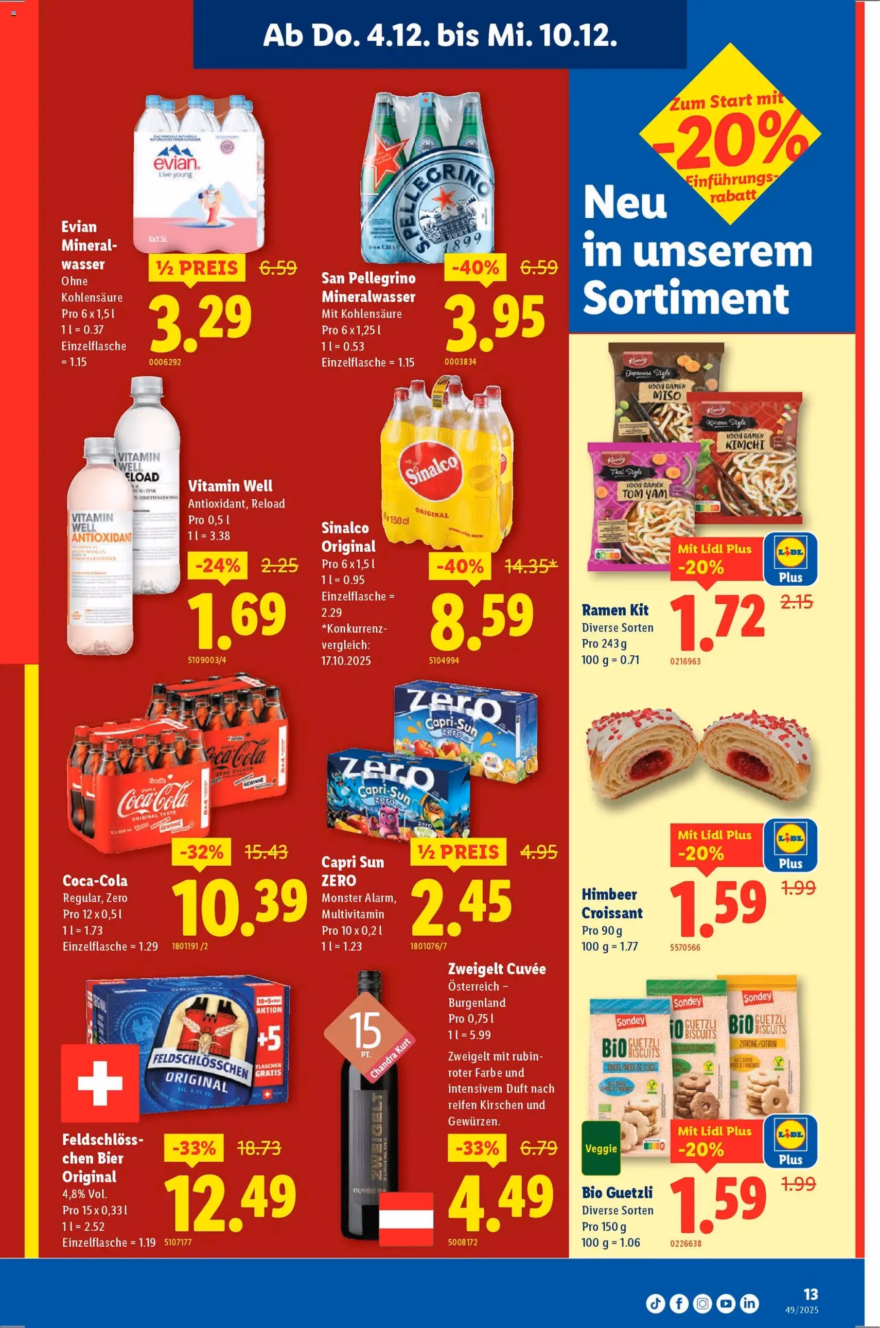 Lidl Aktionen - Gültiger Prospekt ab 04.12.2025, Seite 13 von insgesamt 32