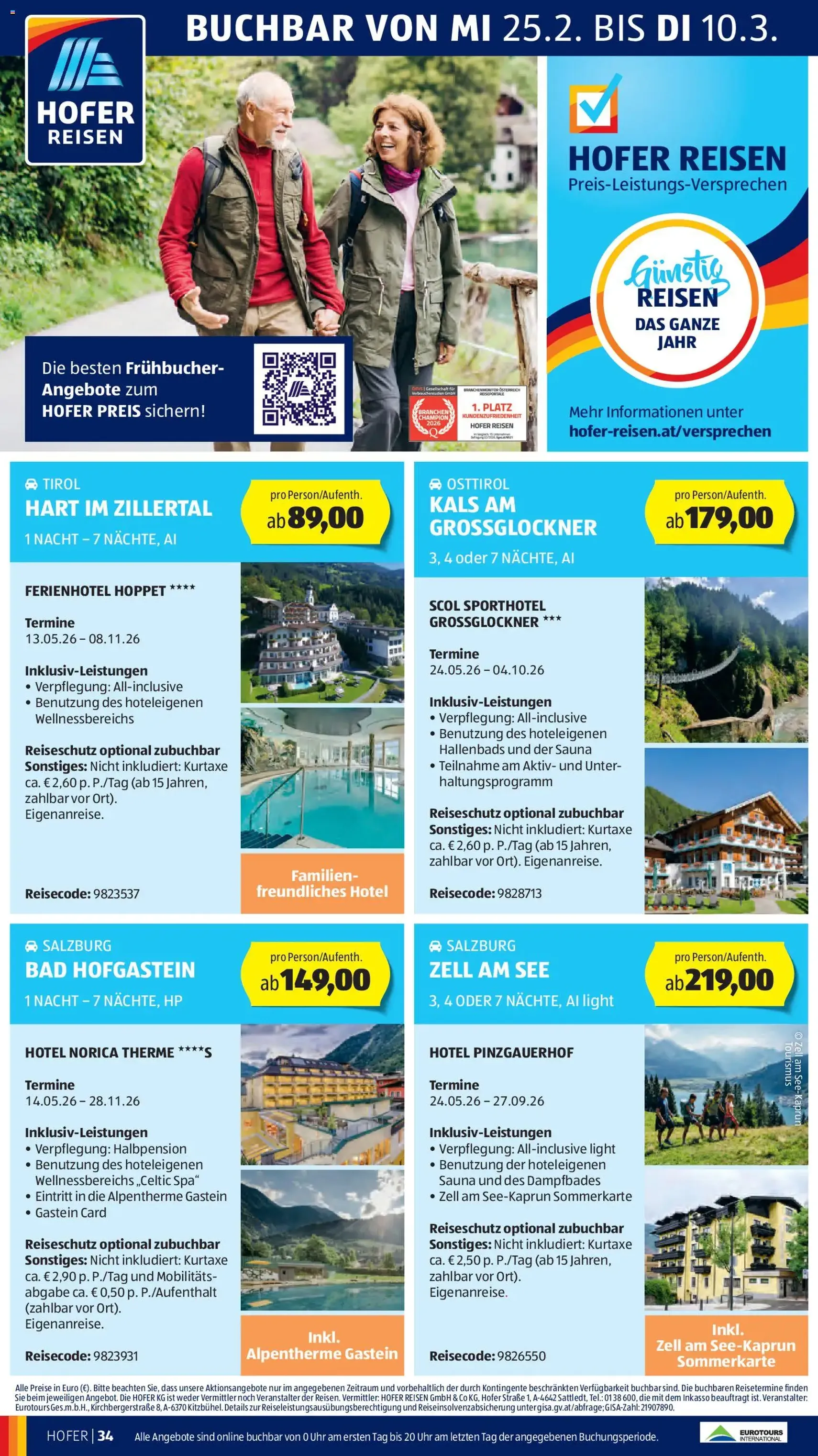 Hofer Flugblatt - Gültiger Prospekt ab 25.02.2026, Seite 38 von insgesamt 41