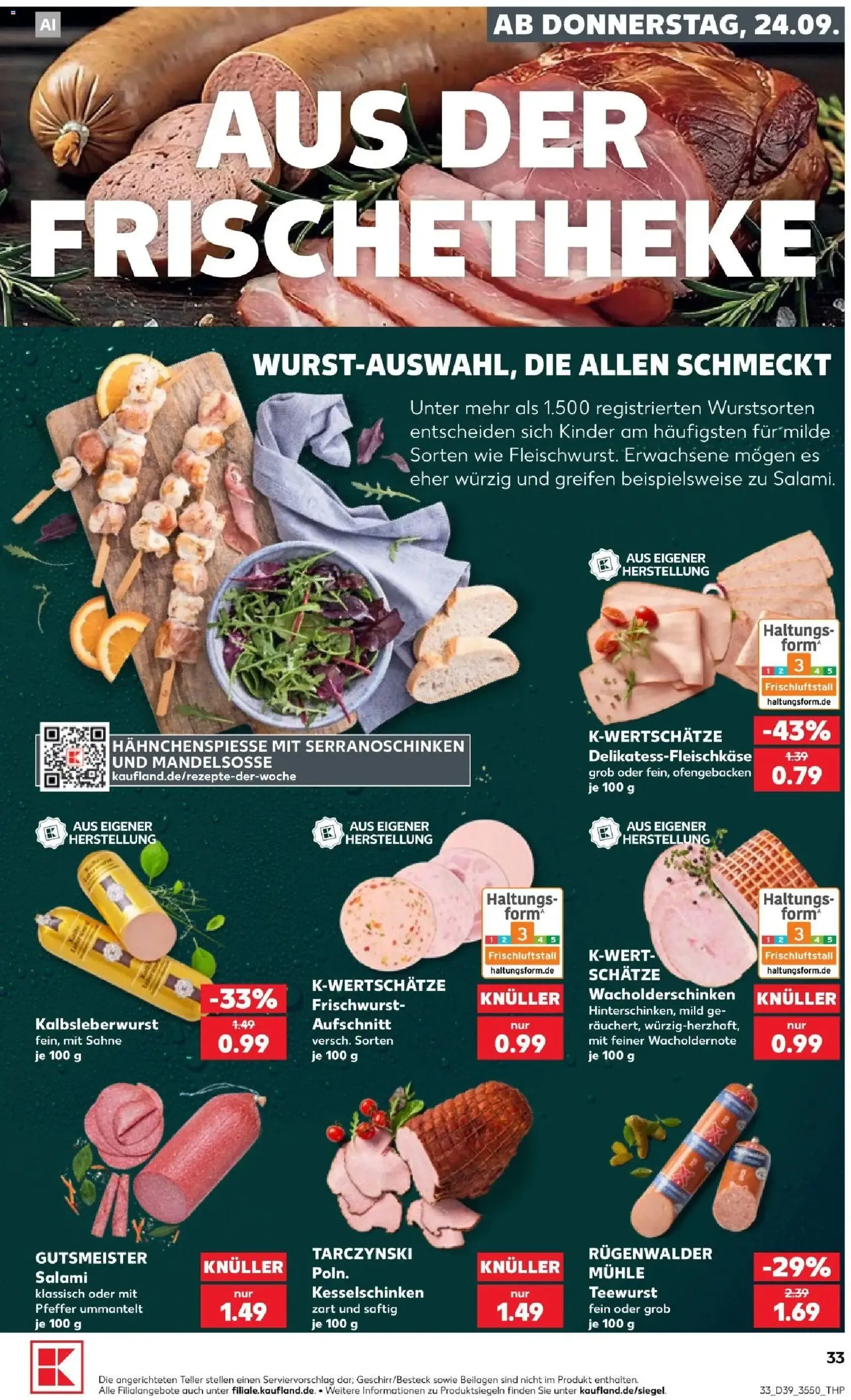 Kaufland Prospekt - Gültiger Prospekt ab 24.09.2026, Seite 33 von insgesamt 72