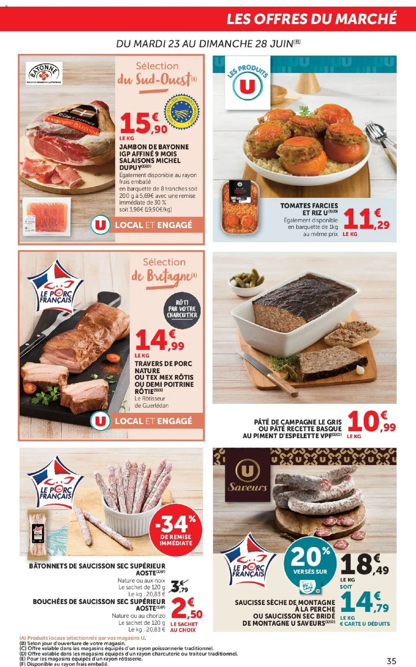 Super U catalogue - brochure valable à partir du 23/06/2026, page 35 sur 44