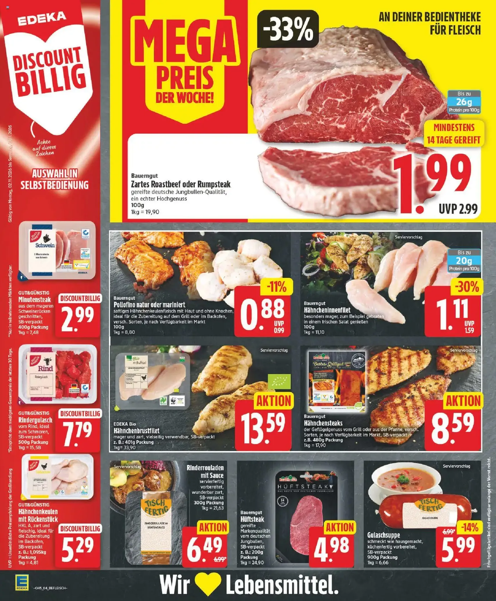 Edeka Prospekt - Gültiger Prospekt ab 02.11.2026, Seite 4 von insgesamt 30