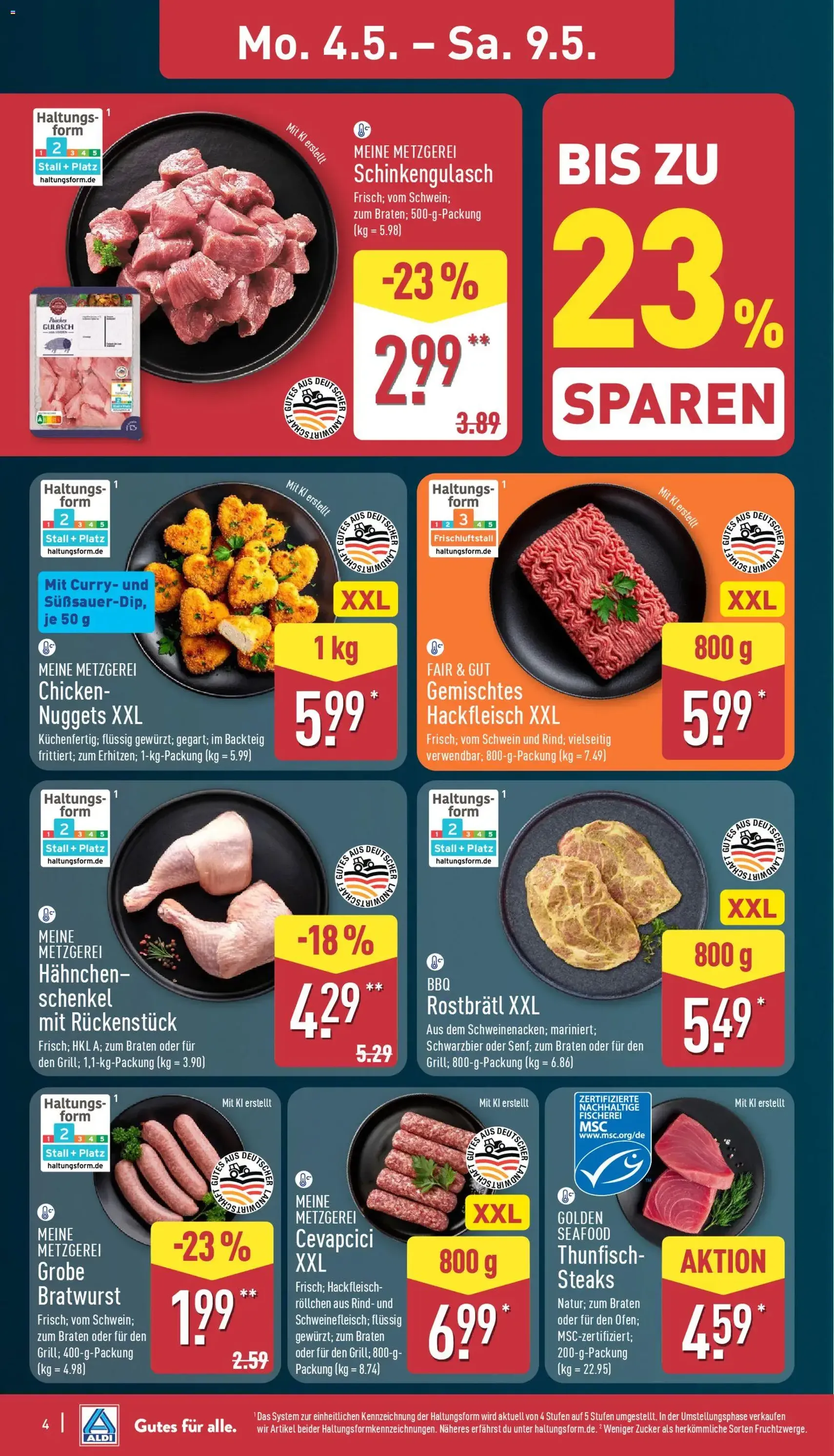 Aldi Prospekt - Gültiger Prospekt ab 04.05.2026, Seite 4 von insgesamt 39