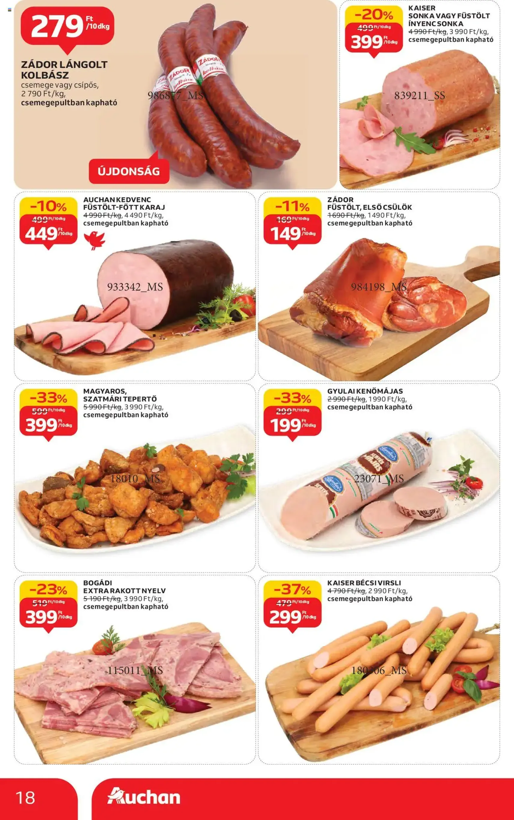 Auchan Akciós újság - 2025.10.16. érvényes szórólap 18 oldal 54 oldalból Auchan Akciós újság - 2025.10.16. érvényes szórólap 18 oldal 54 oldalból