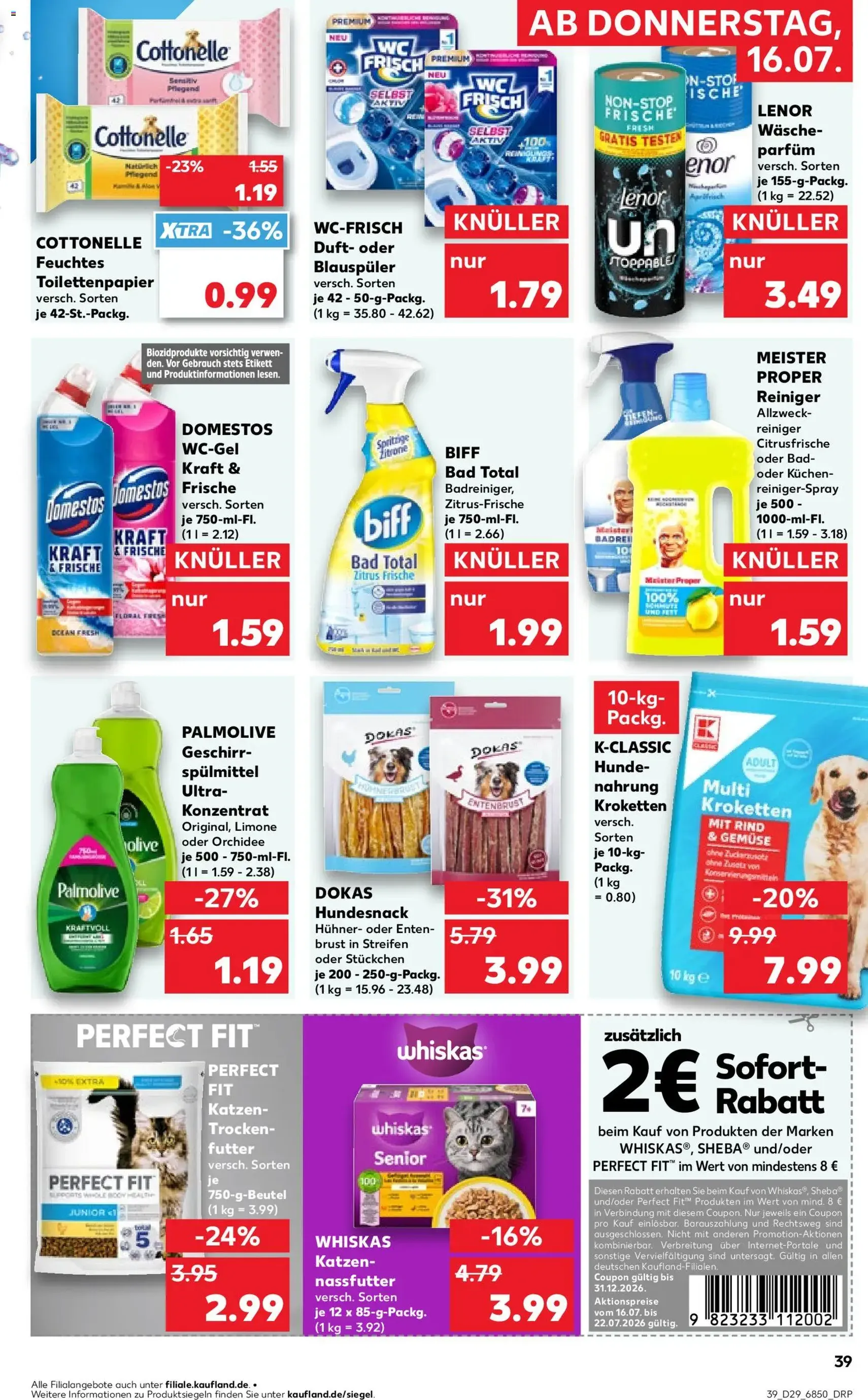 Kaufland DE -DE Folder - geldige folder vanaf 16-07-2026 pagina 39 van 56