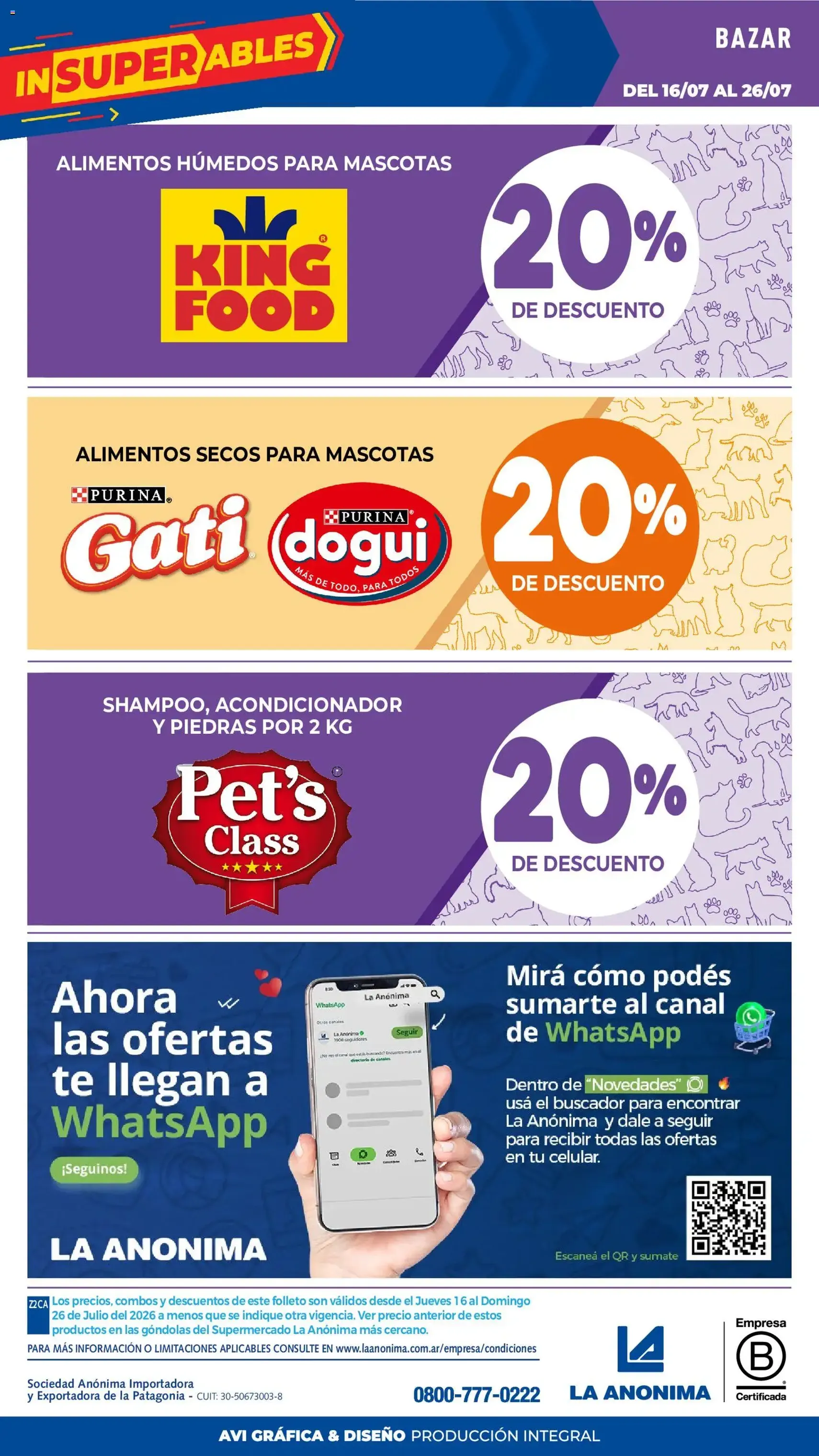 La Anonima catálogo - folleto válido desde 16/07/2026 página 35 de 35