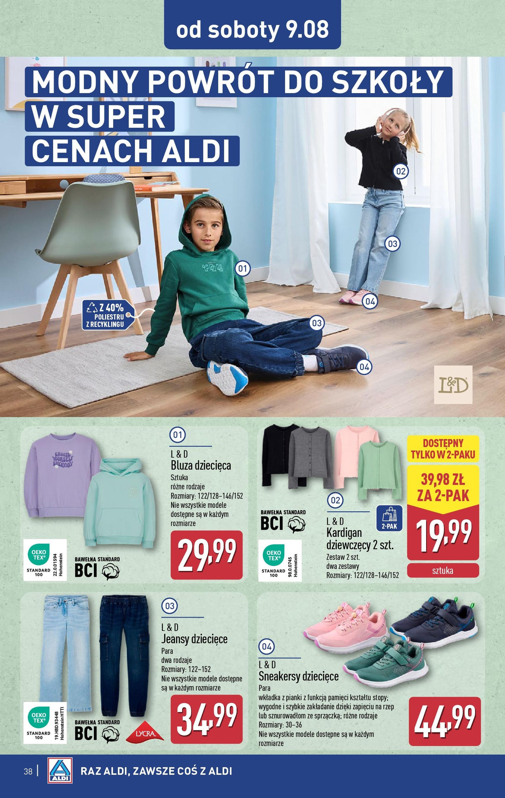 Aldi Gazetka - ważny gazetka od 04.08.2025 strona 38 z 42 Aldi Gazetka - ważny gazetka od 04.08.2025 strona 38 z 42