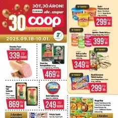 COOP Akciós újság - szórólap előnézete érvényes 2025.09.18. -tól