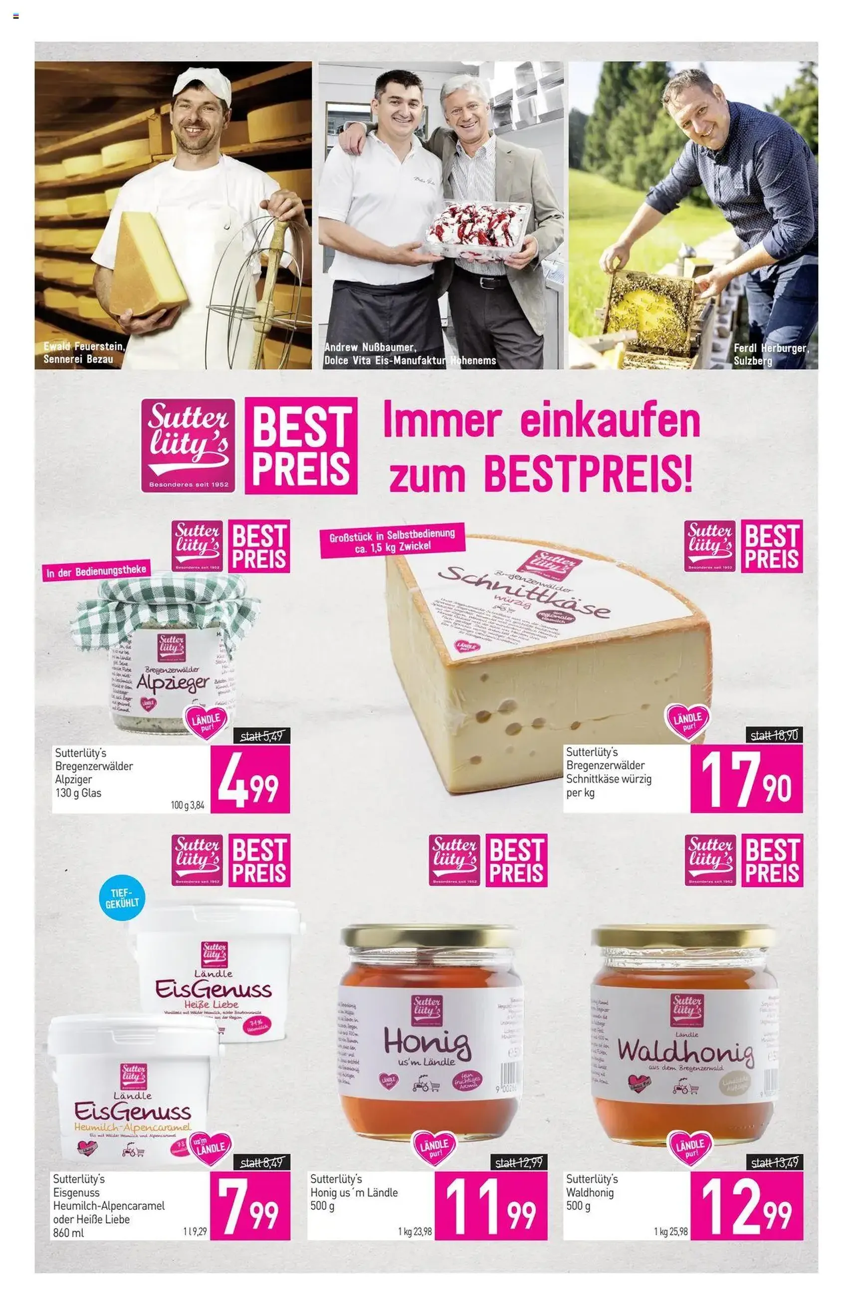 Sutterlüty Flugblatt - Gültiger Prospekt ab 18.09.2025, Seite 4 von insgesamt 24