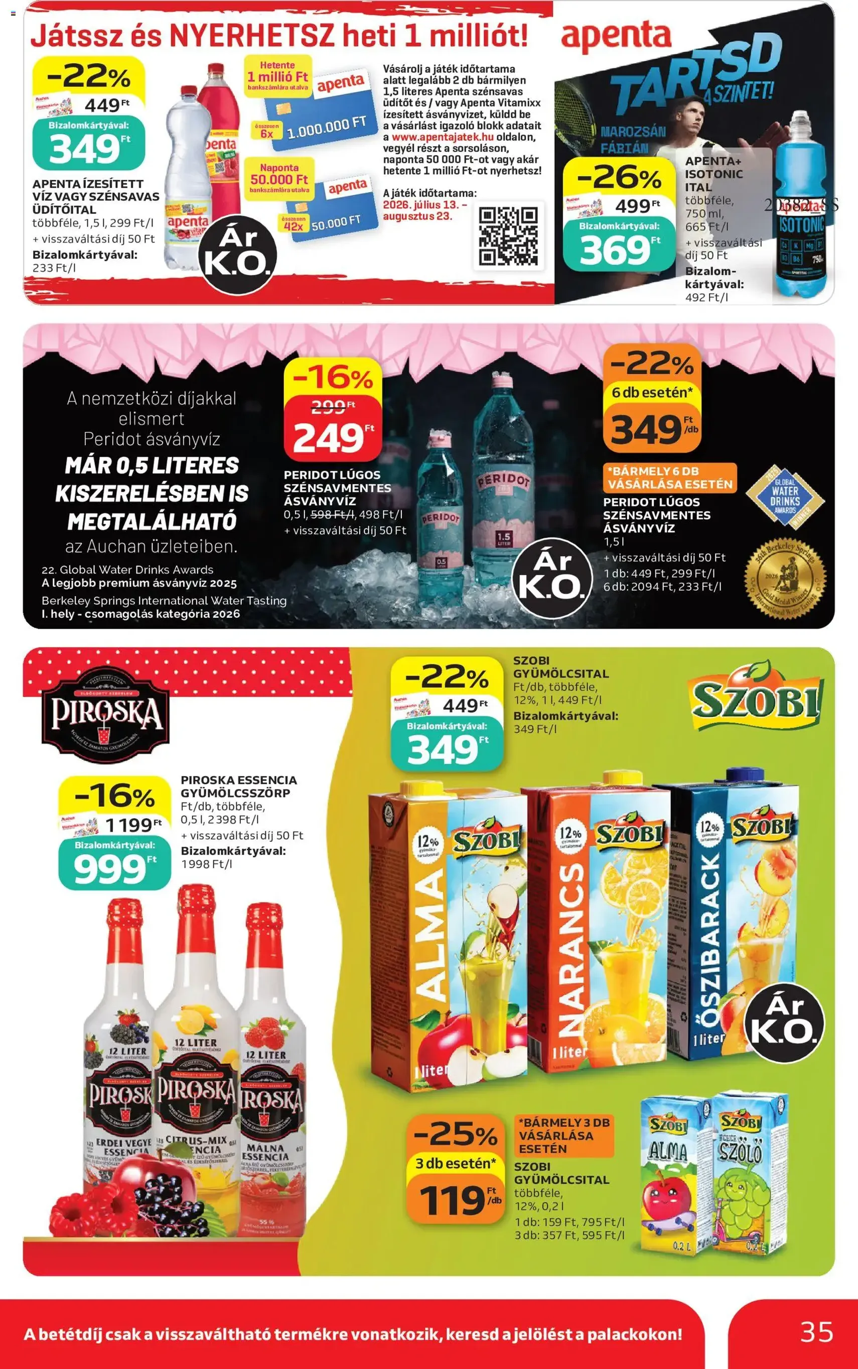 Auchan akciós újság - 2026.07.16. érvényes szórólap 35 oldal 56 oldalból