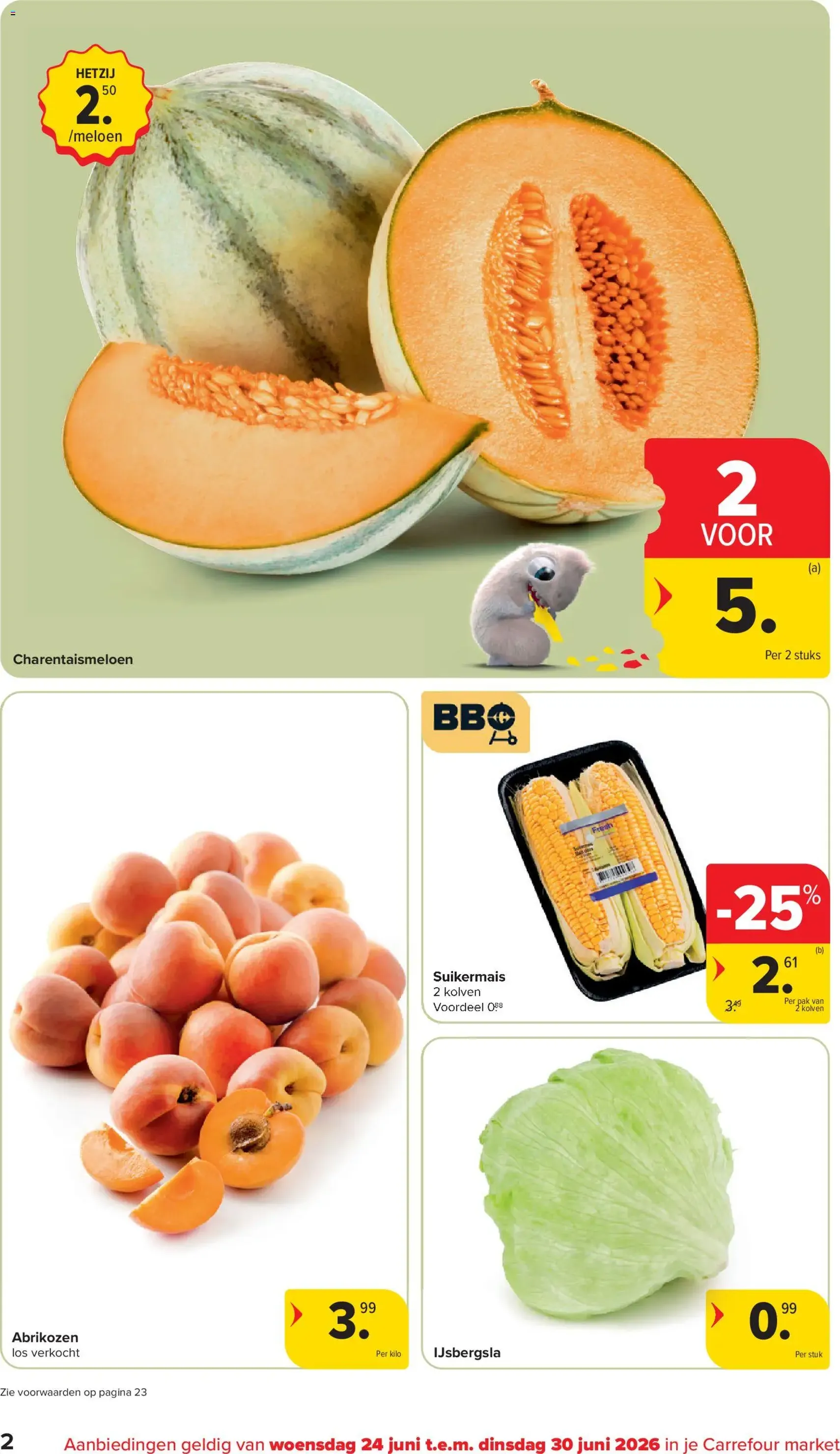 Carrefour market folder week 26 - geldige folder vanaf 24/06/2026 pagina 2 van 24