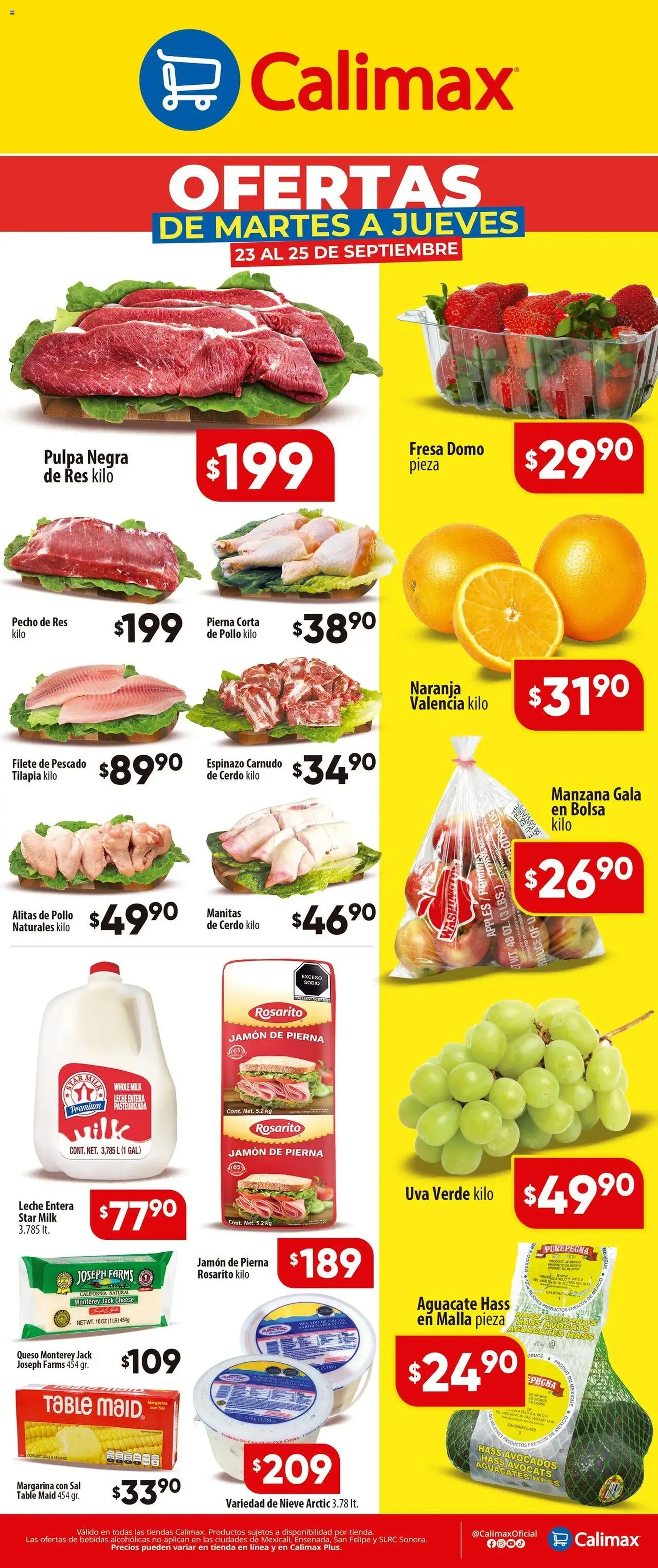 Calimax - Folleto - folleto válido desde 23/09/2025 página 1 de 2