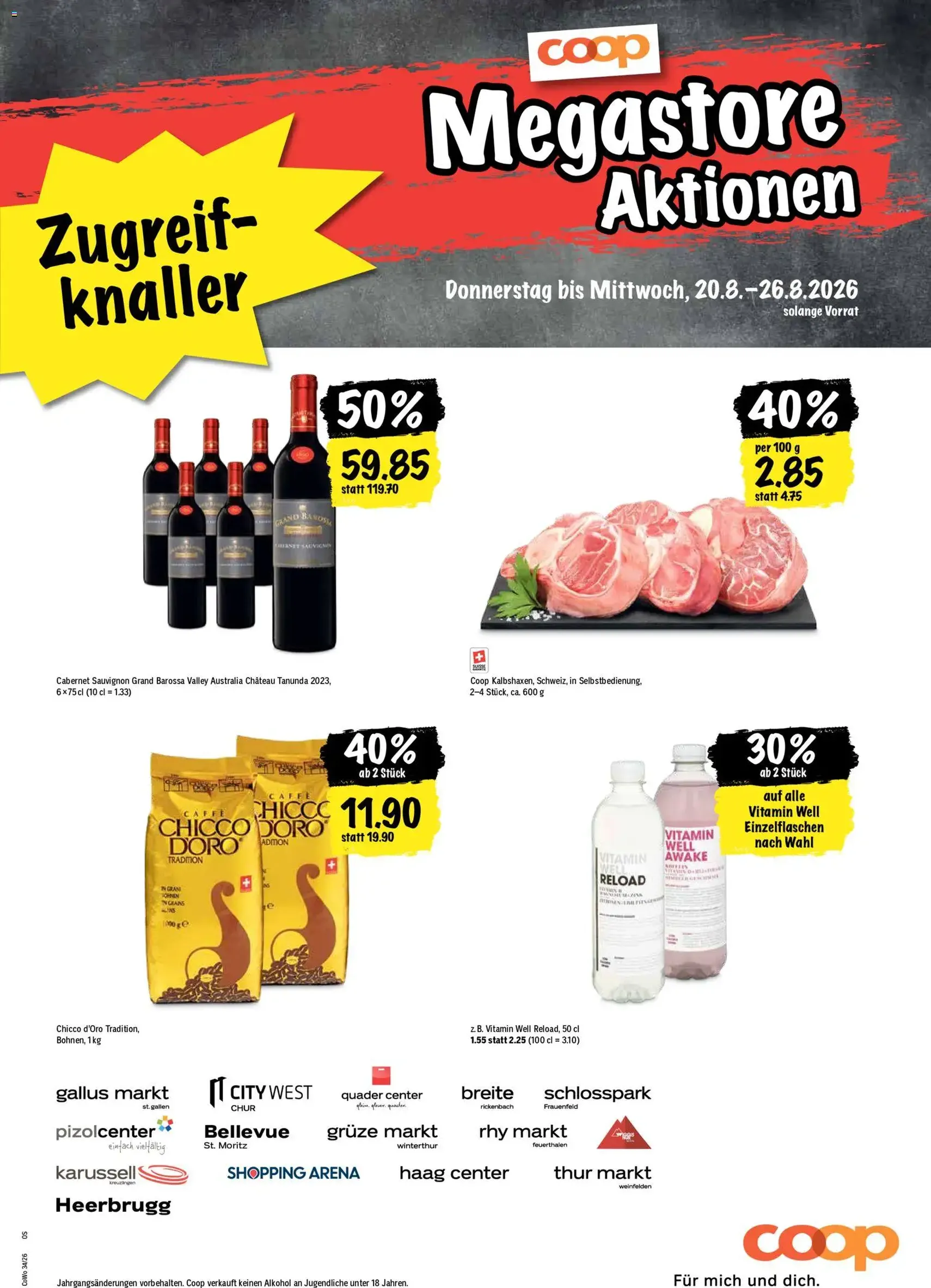 Coop aktionen - Gültiger Prospekt ab 20.08.2026, Seite 21 von insgesamt 28