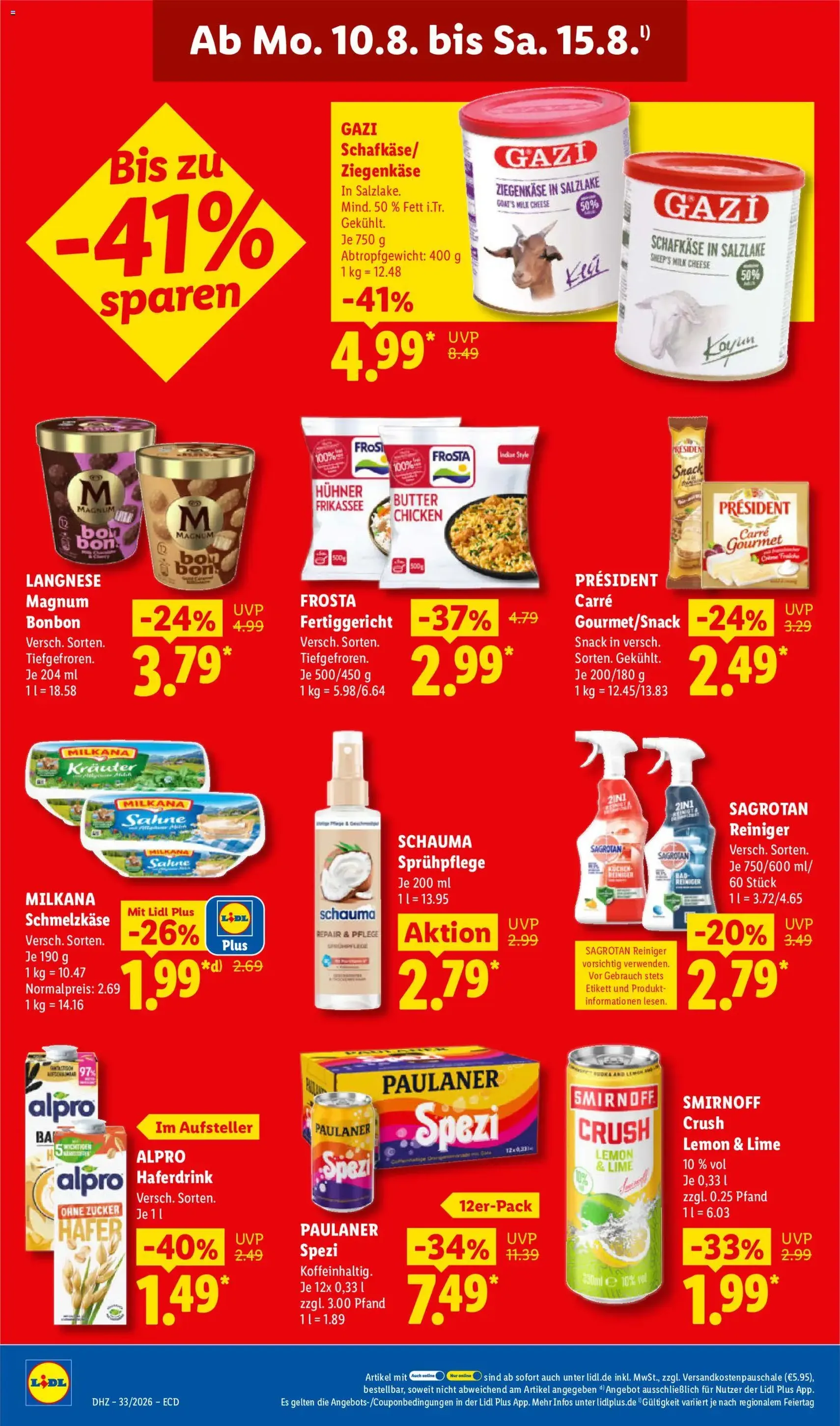 Lidl Prospekt - Gültiger Prospekt ab 10.08.2026, Seite 22 von insgesamt 73