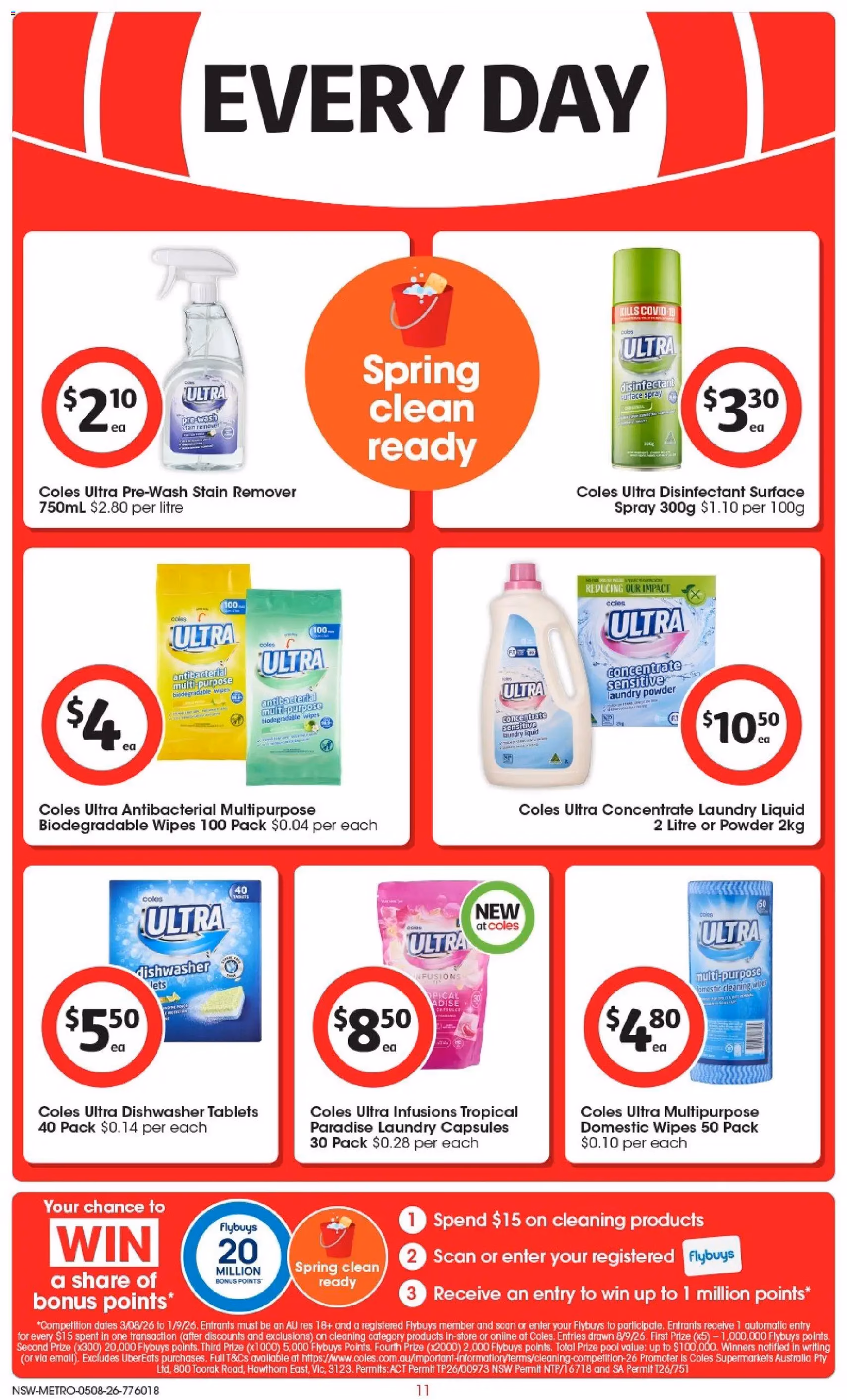 Coles catalogue - valid flyer from 04/08/2026, page 11 of 52
