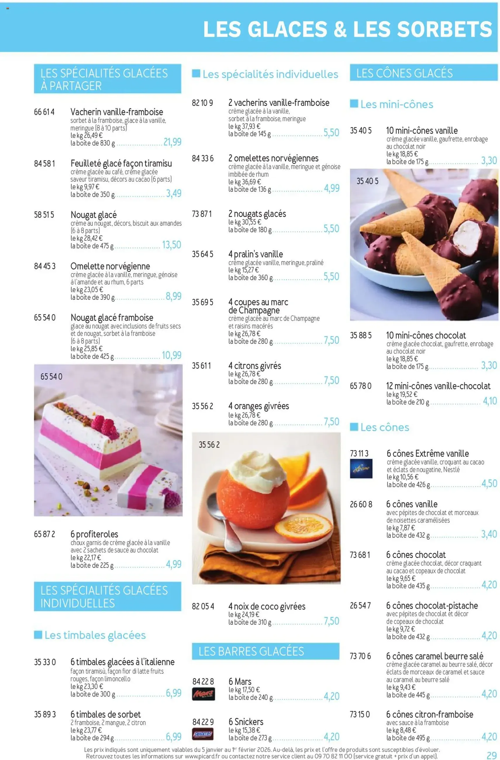 Picard catalogue - brochure valable à partir du 05/01/2026, page 29 sur 36