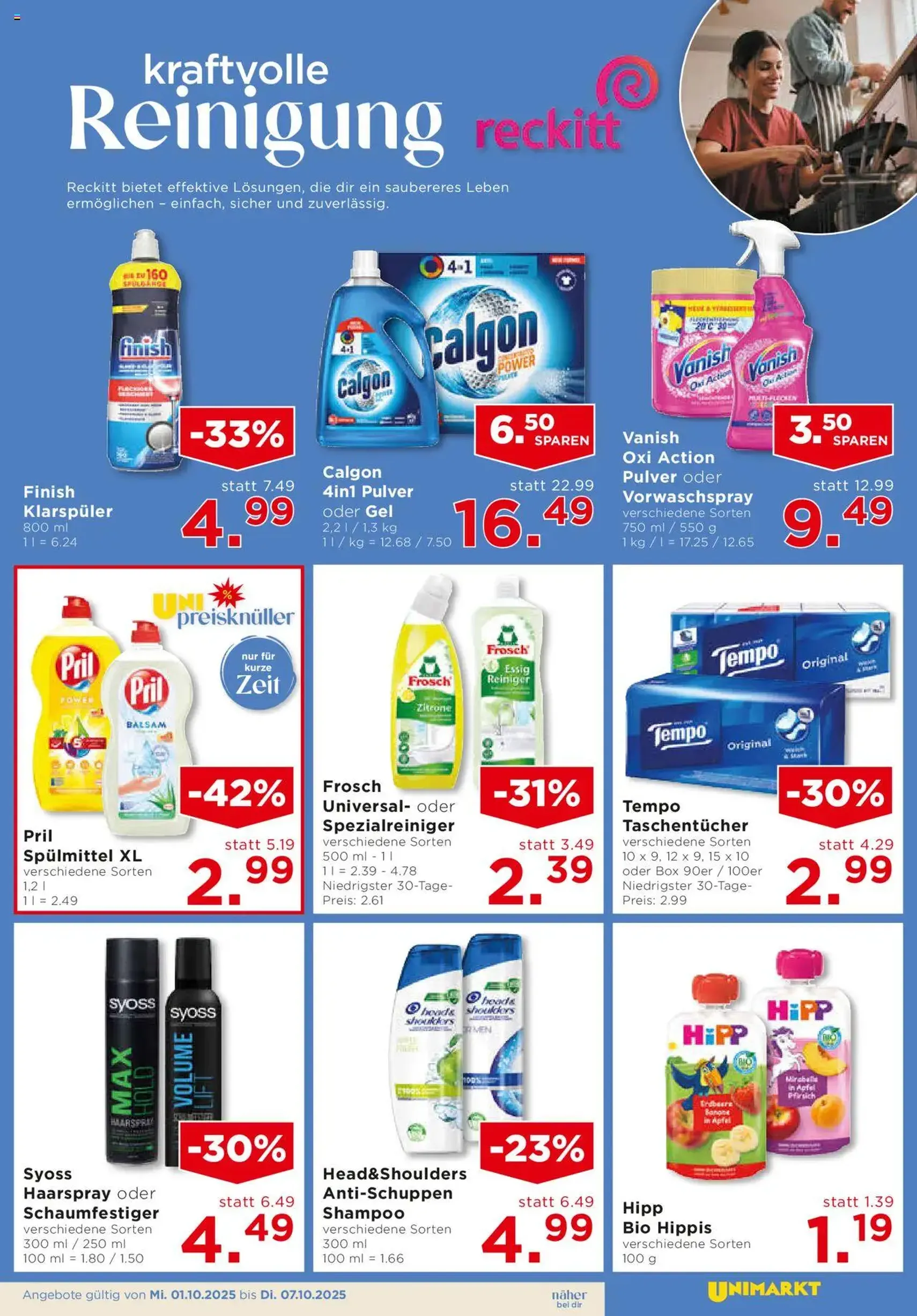 Unimarkt Flugblatt - Gültiger Prospekt ab 01.10.2025, Seite 17 von insgesamt 20 Unimarkt Flugblatt - Gültiger Prospekt ab 01.10.2025, Seite 17 von insgesamt 20