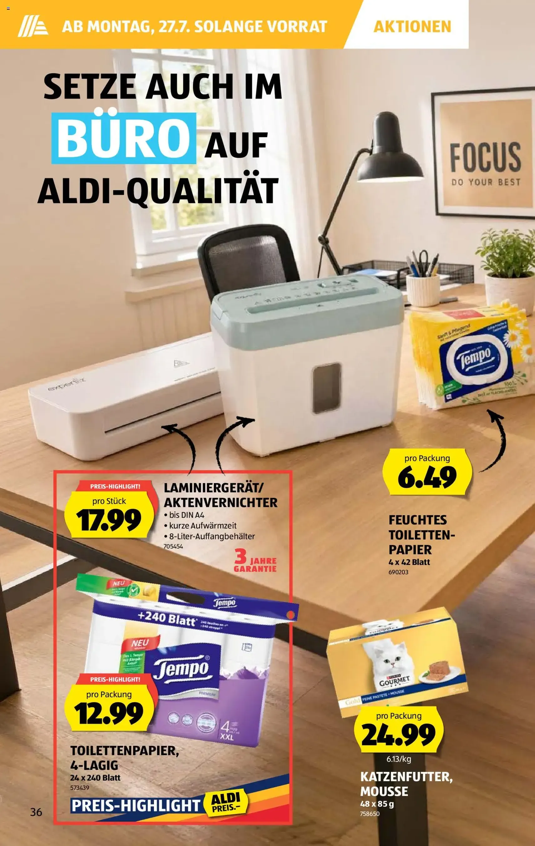 Aldi aktionen - Gültiger Prospekt ab 23.07.2026, Seite 36 von insgesamt 44