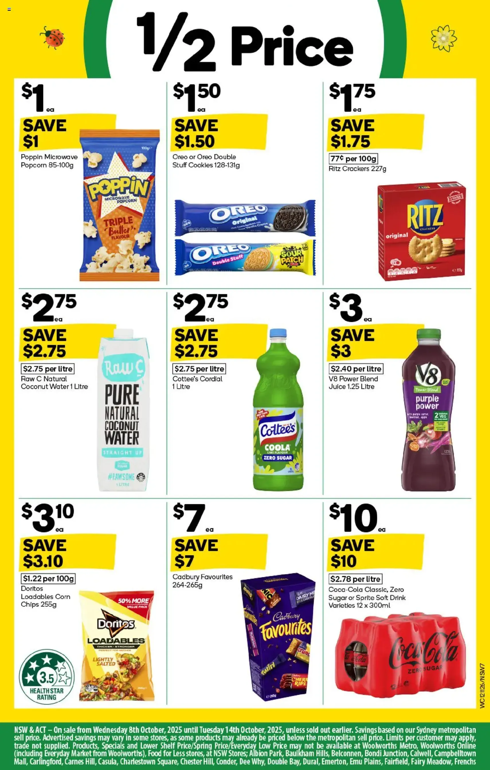 Weekly catalogue Woolworths NSW 08/10 - valid flyer from 08/10/2025, page 7 of 50