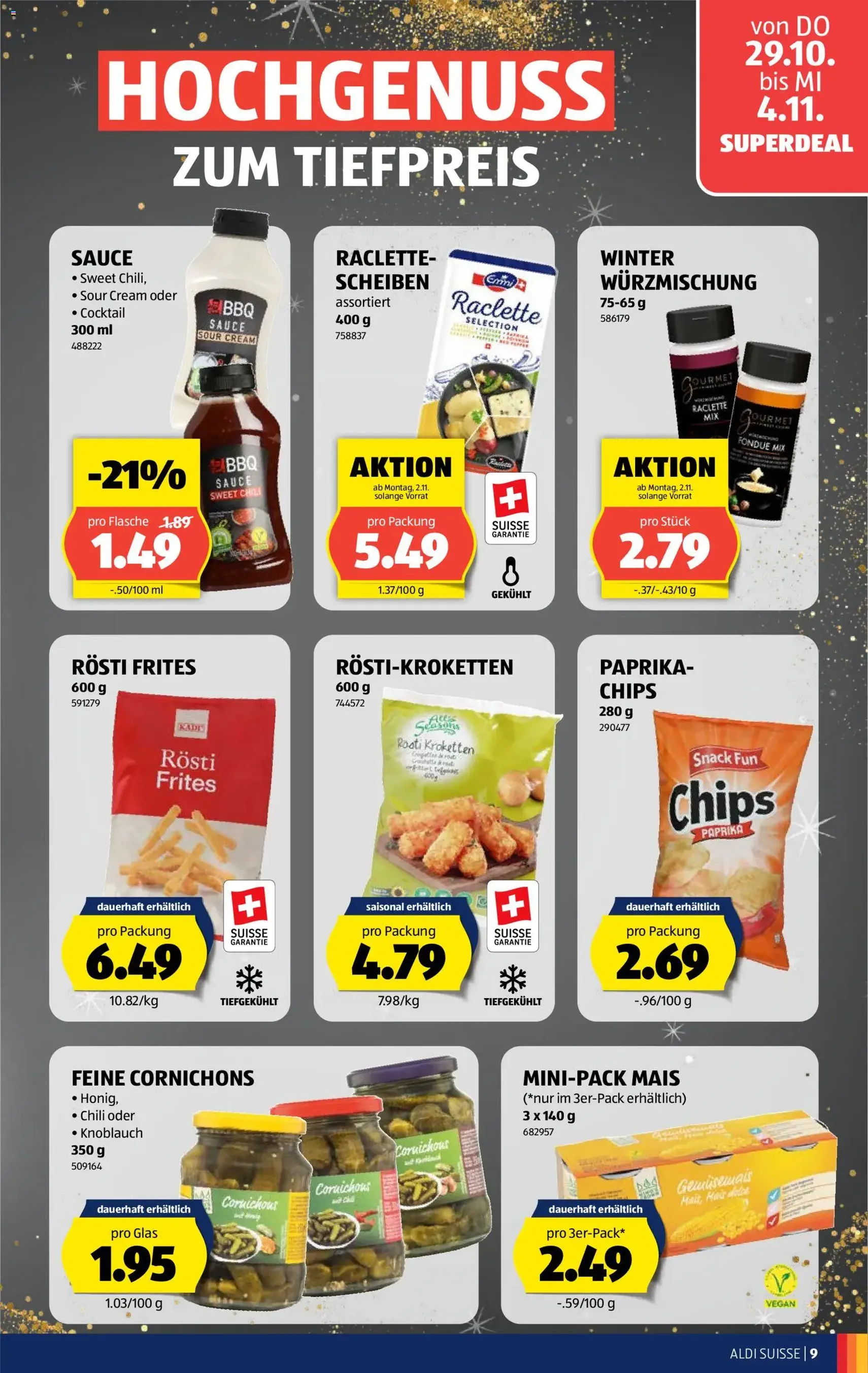 Aldi aktionen - Gültiger Prospekt ab 29.10.2026, Seite 9 von insgesamt 38