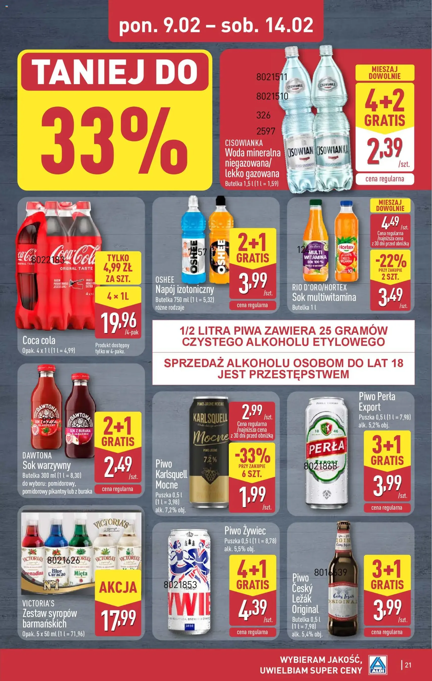 Aldi Gazetka - ważny gazetka od 09.02.2026 strona 21 z 39