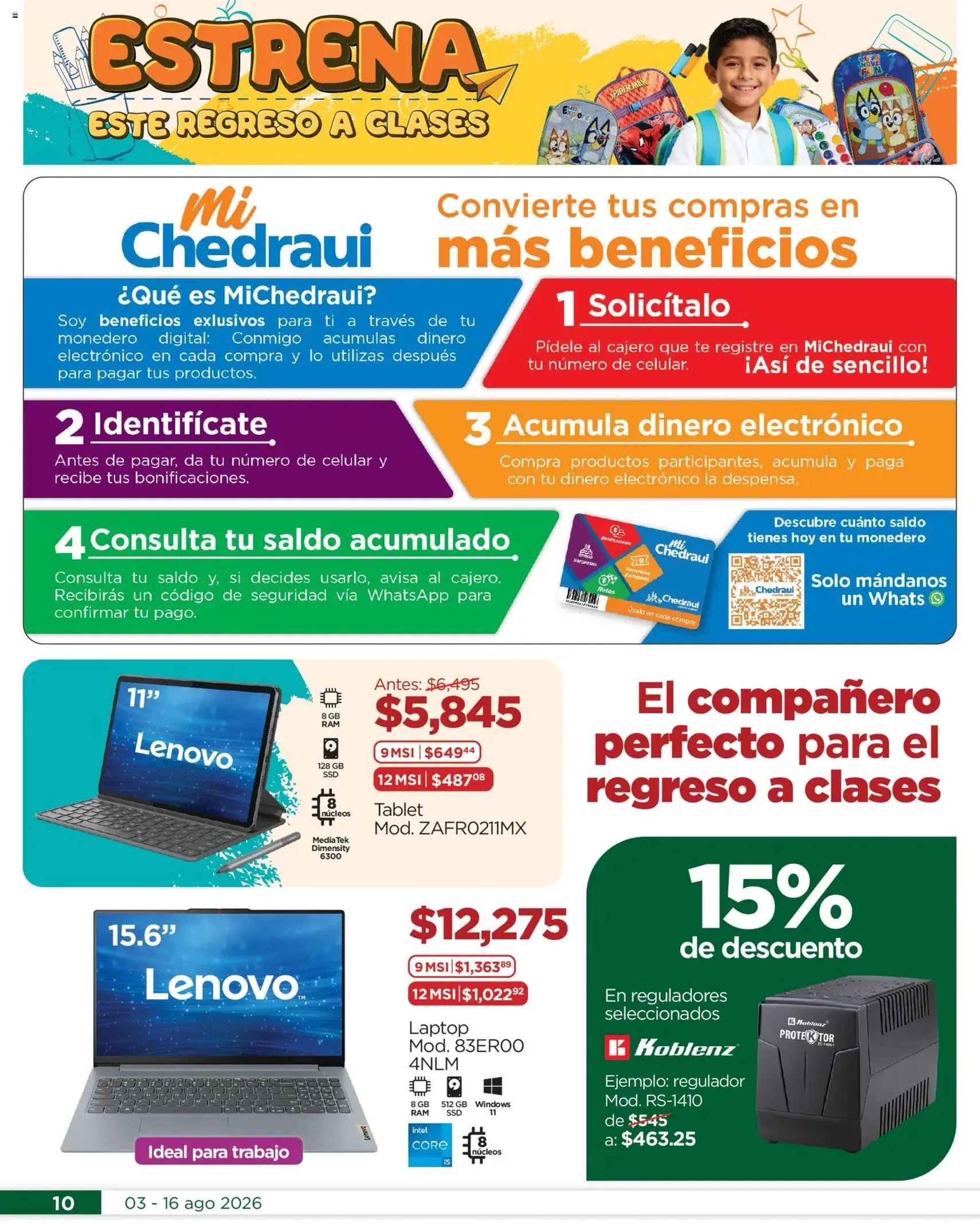 Chedraui folleto - folleto válido desde 03/08/2026 página 10 de 16