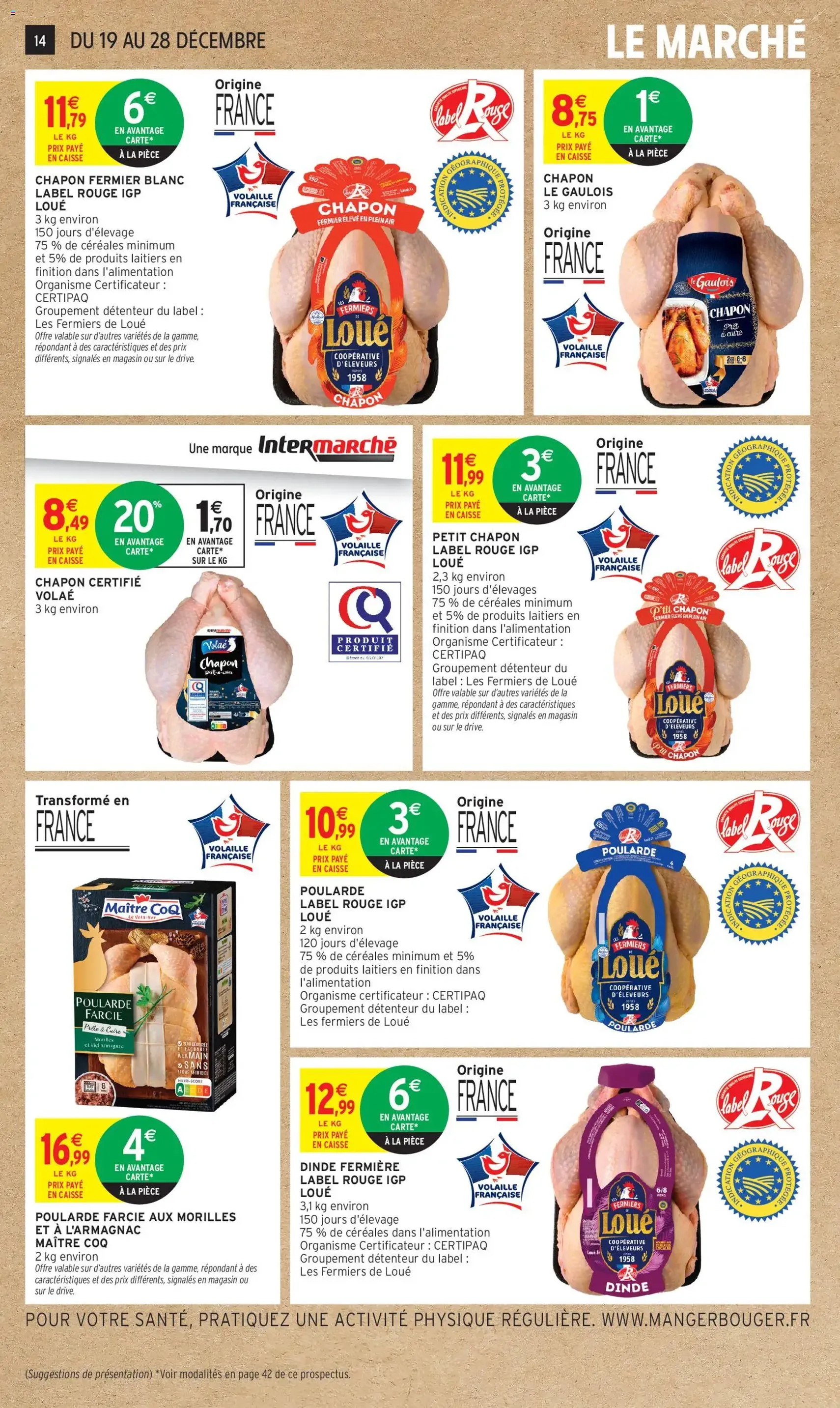 Intermarché catalogue semaine 51 - brochure valable à partir du 16/12/2025, page 14 sur 48