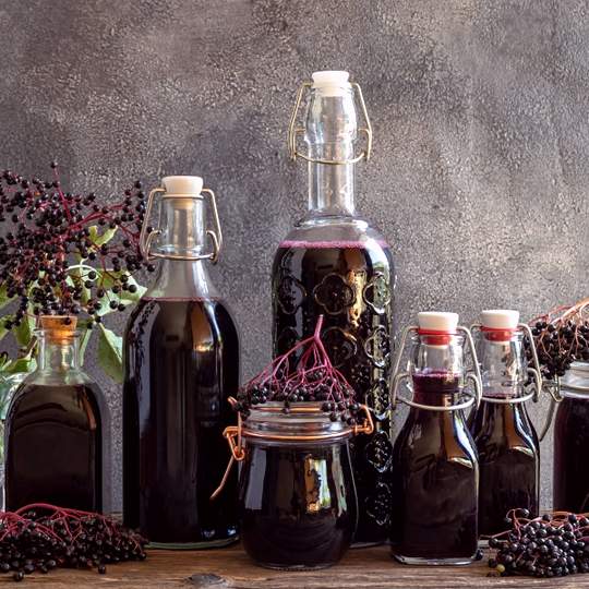 Anteprima ricetta Sciroppo dai frutti del sambuco nero