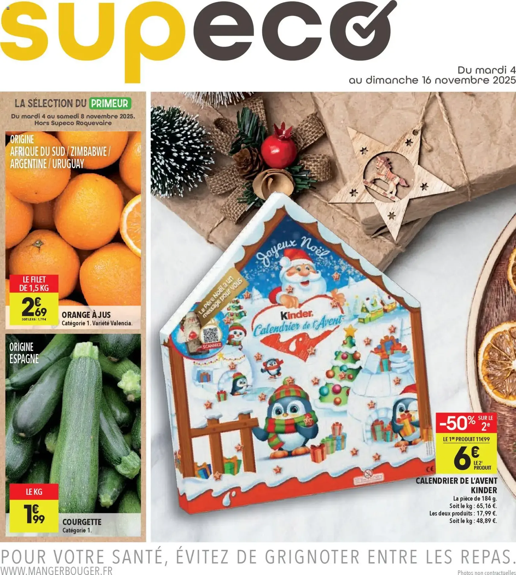 Supeco catalogue - brochure valable à partir du 04/11/2025, page 1 sur 4