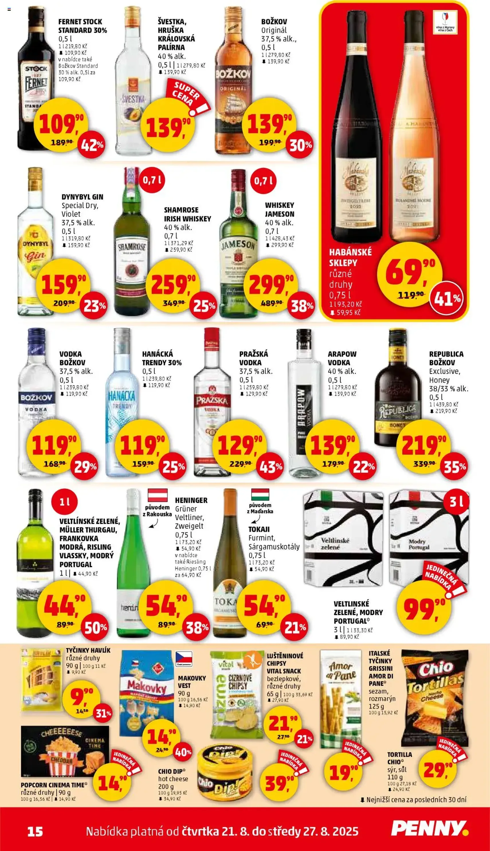 Penny Market leták - Čtvrtečník - platný leták od 21.08.2025 strana 15 z 32