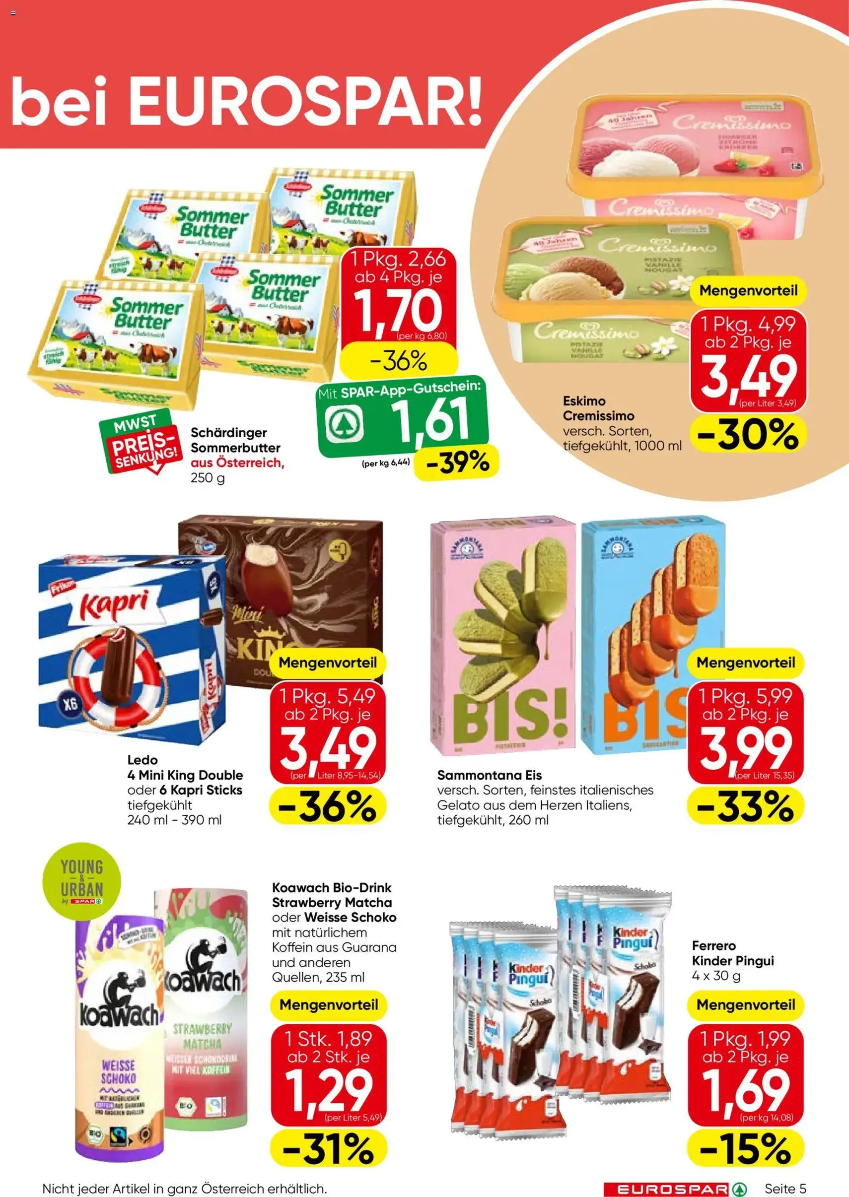 Eurospar Flugblatt - Gültiger Prospekt ab 30.07.2026, Seite 5 von insgesamt 16