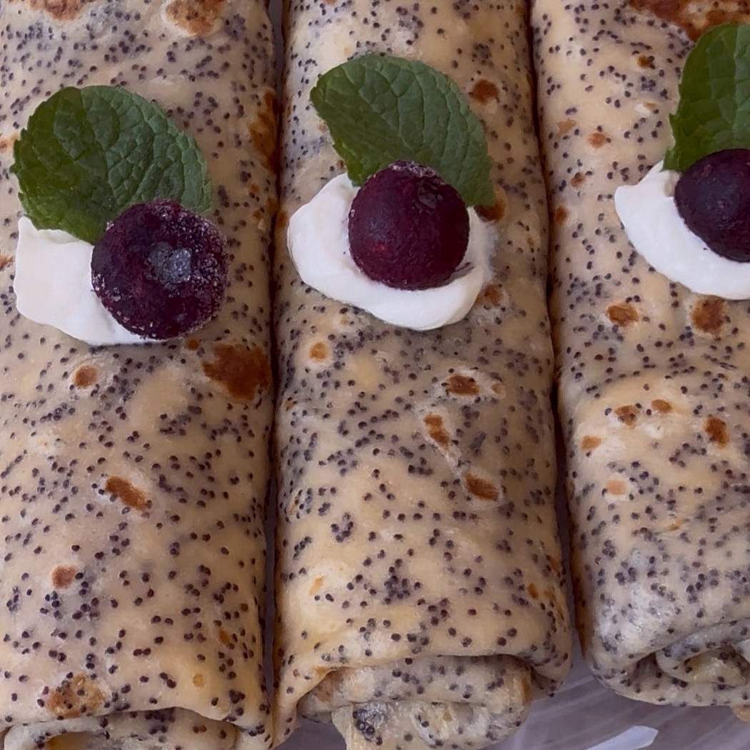 Makové palacinky