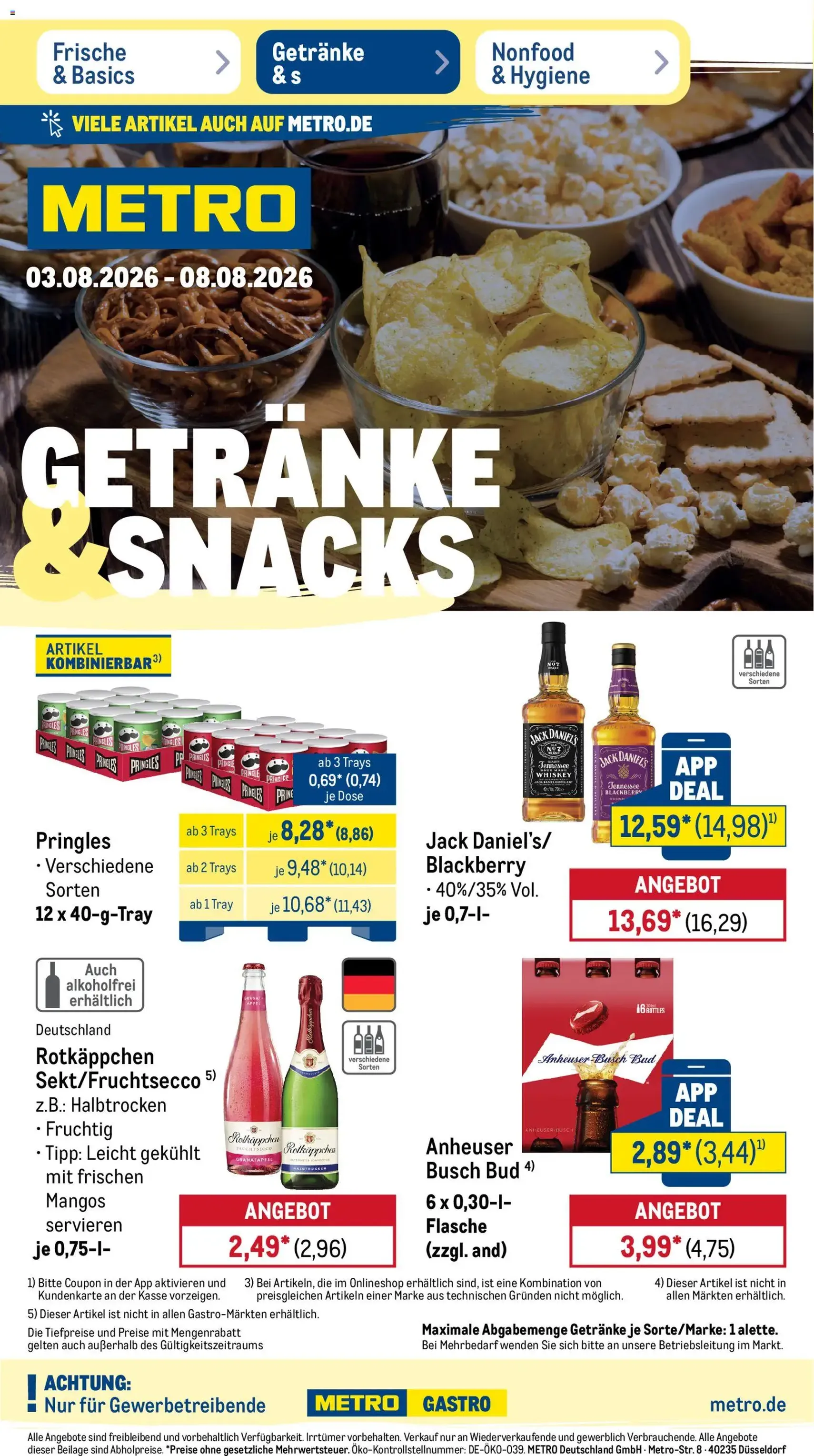 Metro Prospekt - Gültiger Prospekt ab 03.08.2026, Seite 22 von insgesamt 50