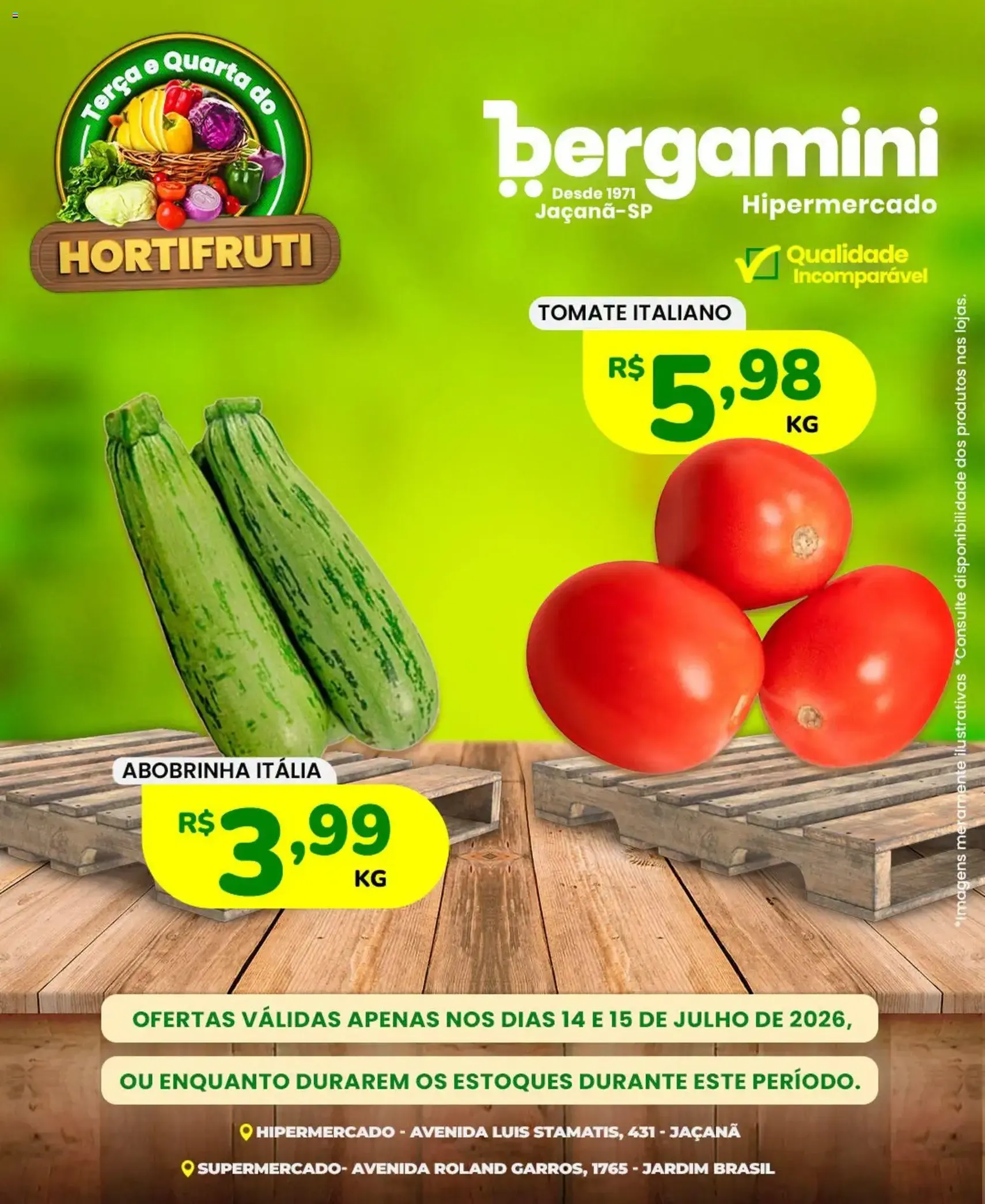 Supermercado Bergamini ofertas Hortifruti - folheto válido a partir de 14/07/2026 página 2 de 10
