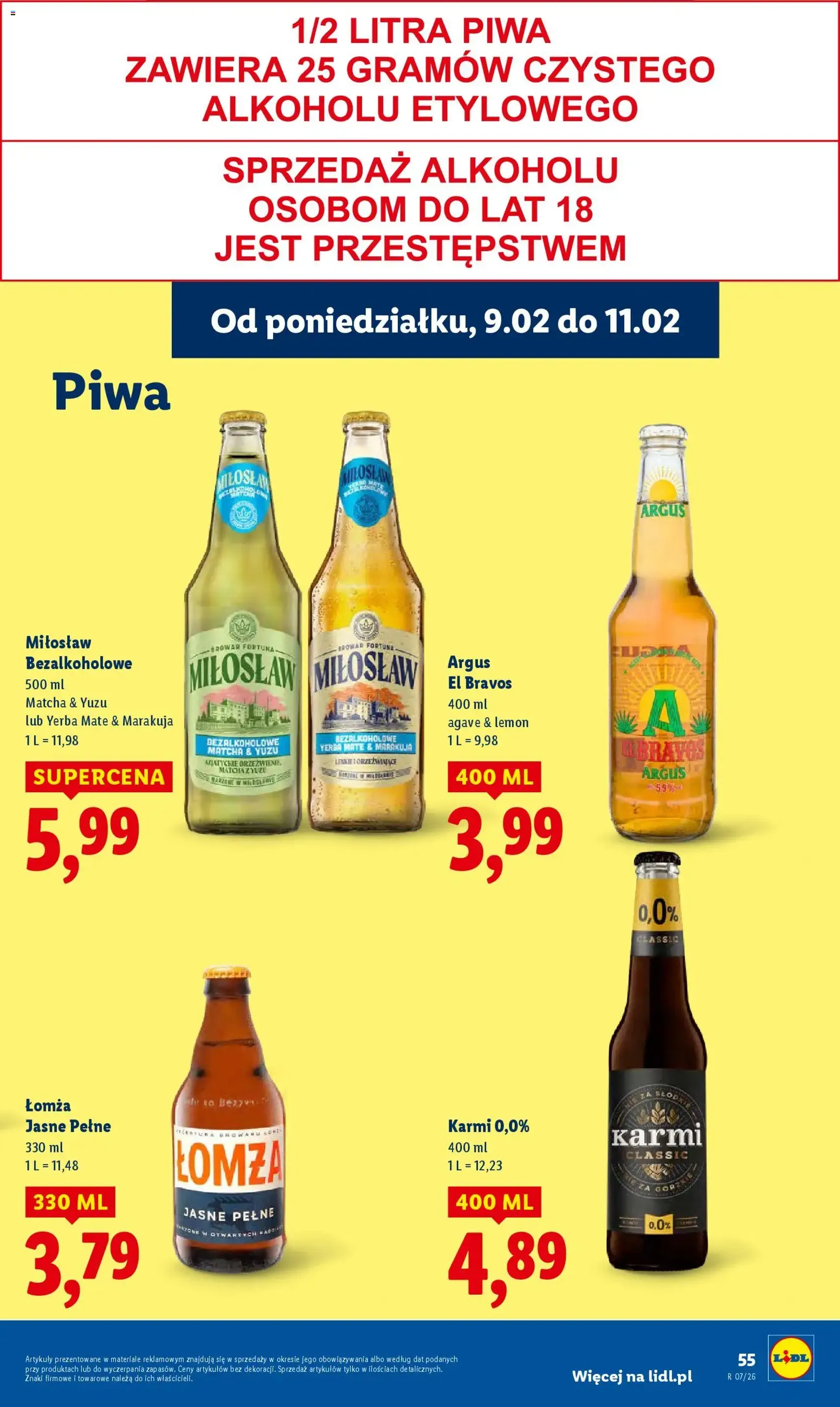 Lidl Gazetka - ważny gazetka od 09.02.2026 strona 55 z 61