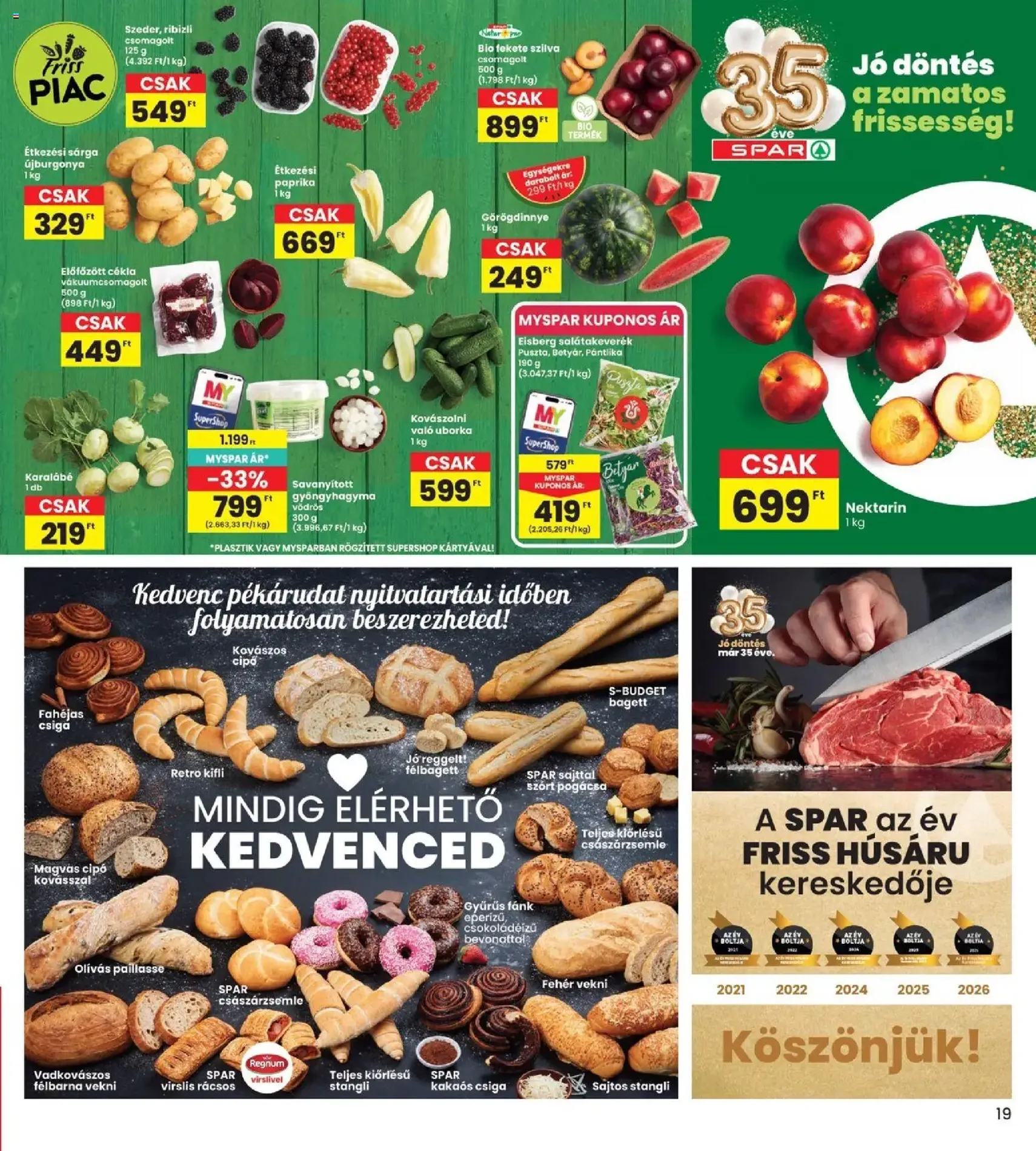 Interspar akciós újság - 2026.07.09. érvényes szórólap 19 oldal 20 oldalból